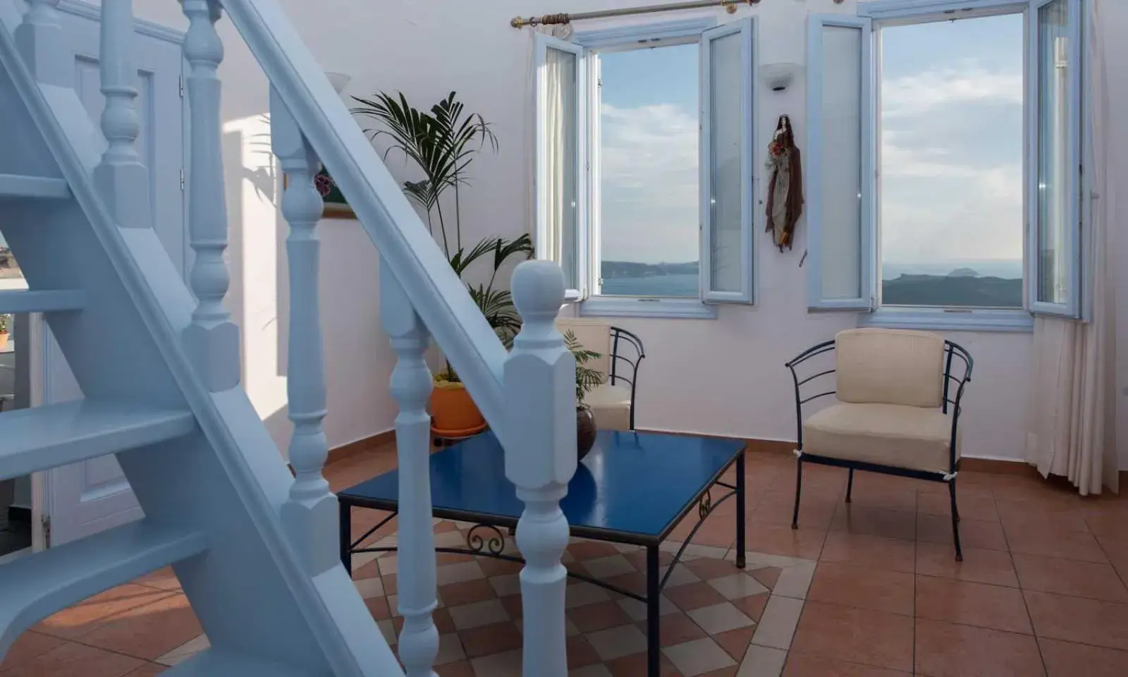 Living room, Dining Area in Kastro Suites