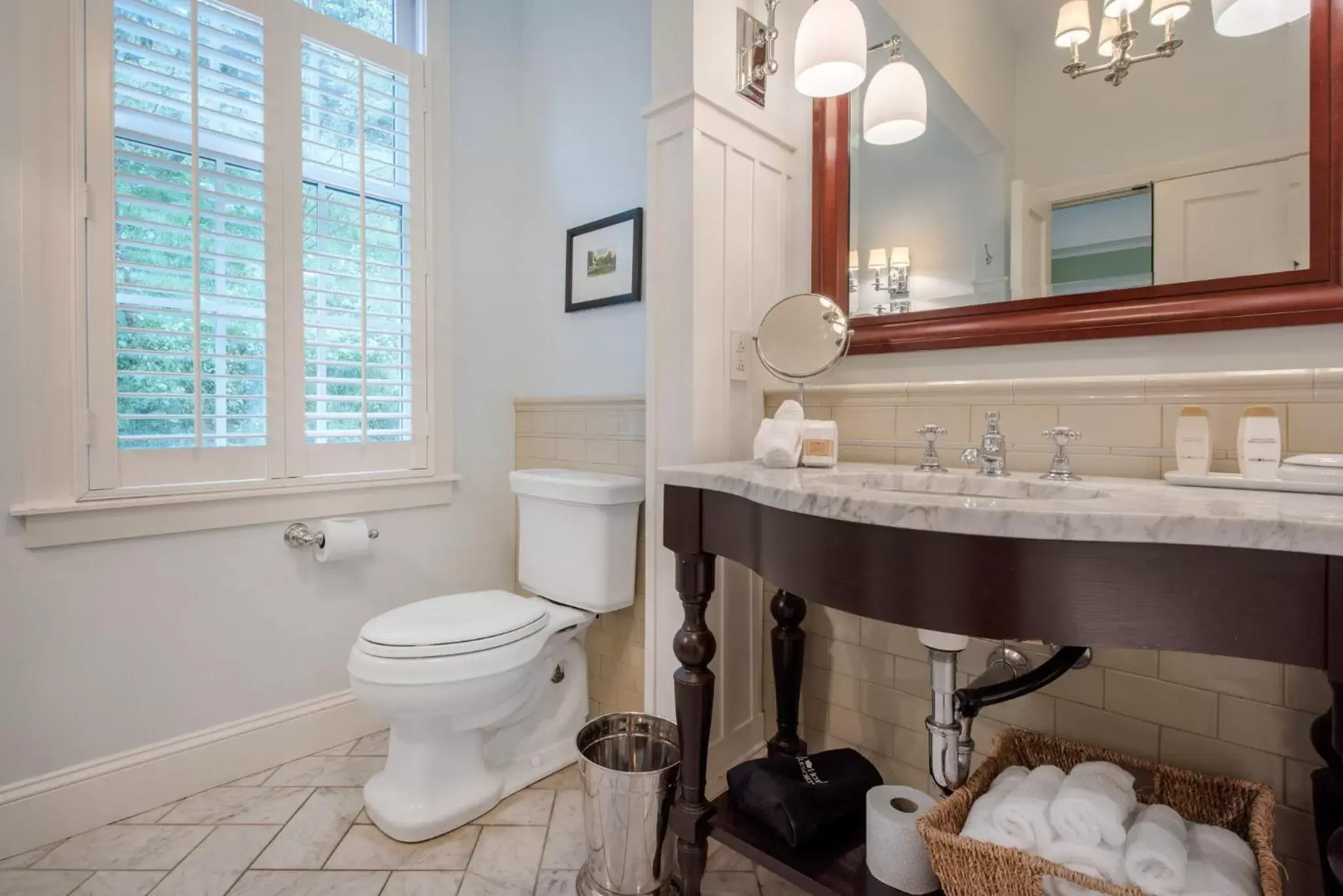 Photo of the whole room, Bathroom in Omni Bedford Springs Resort