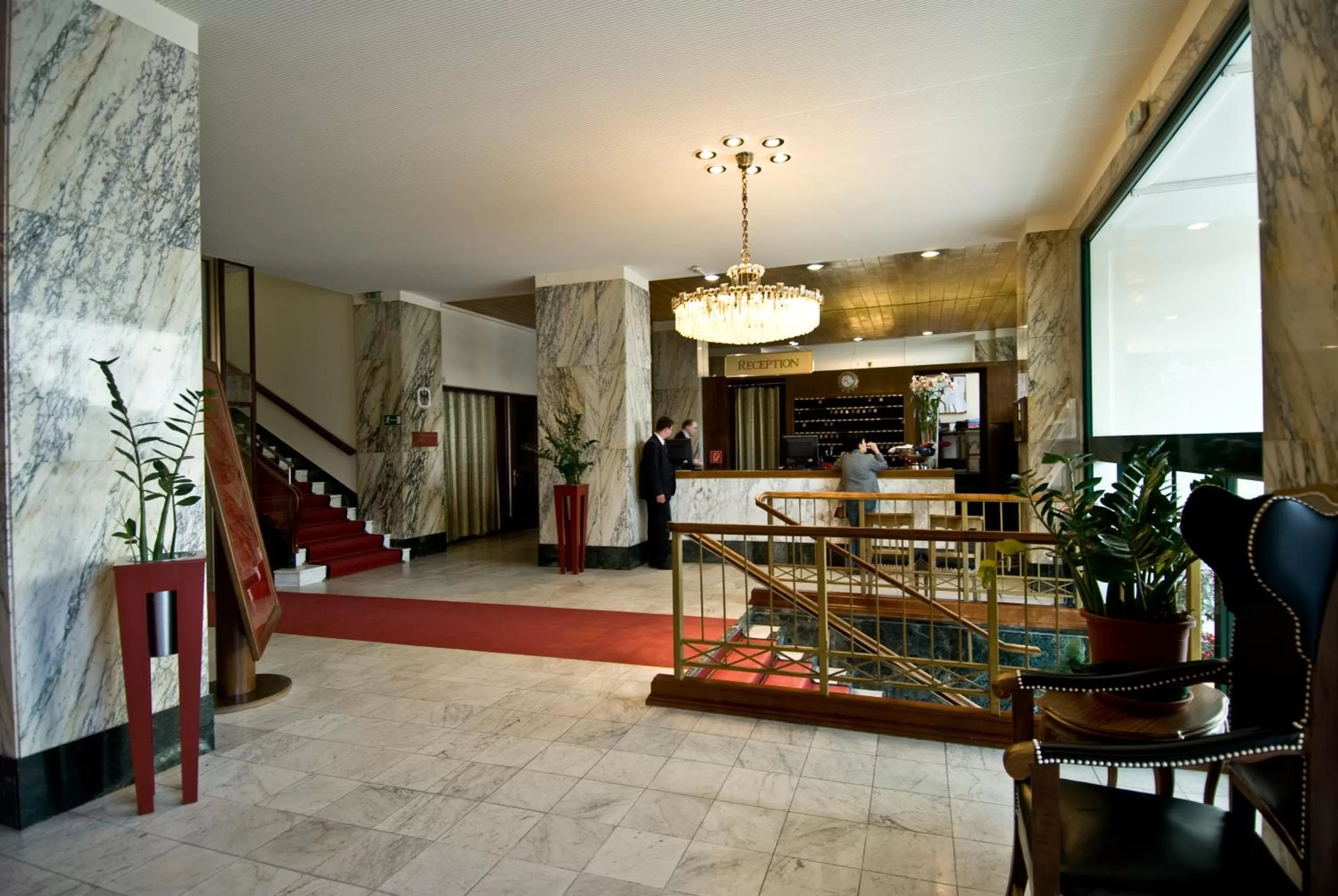 Lobby or reception in Thermal Resort Hotel Elisabethpark