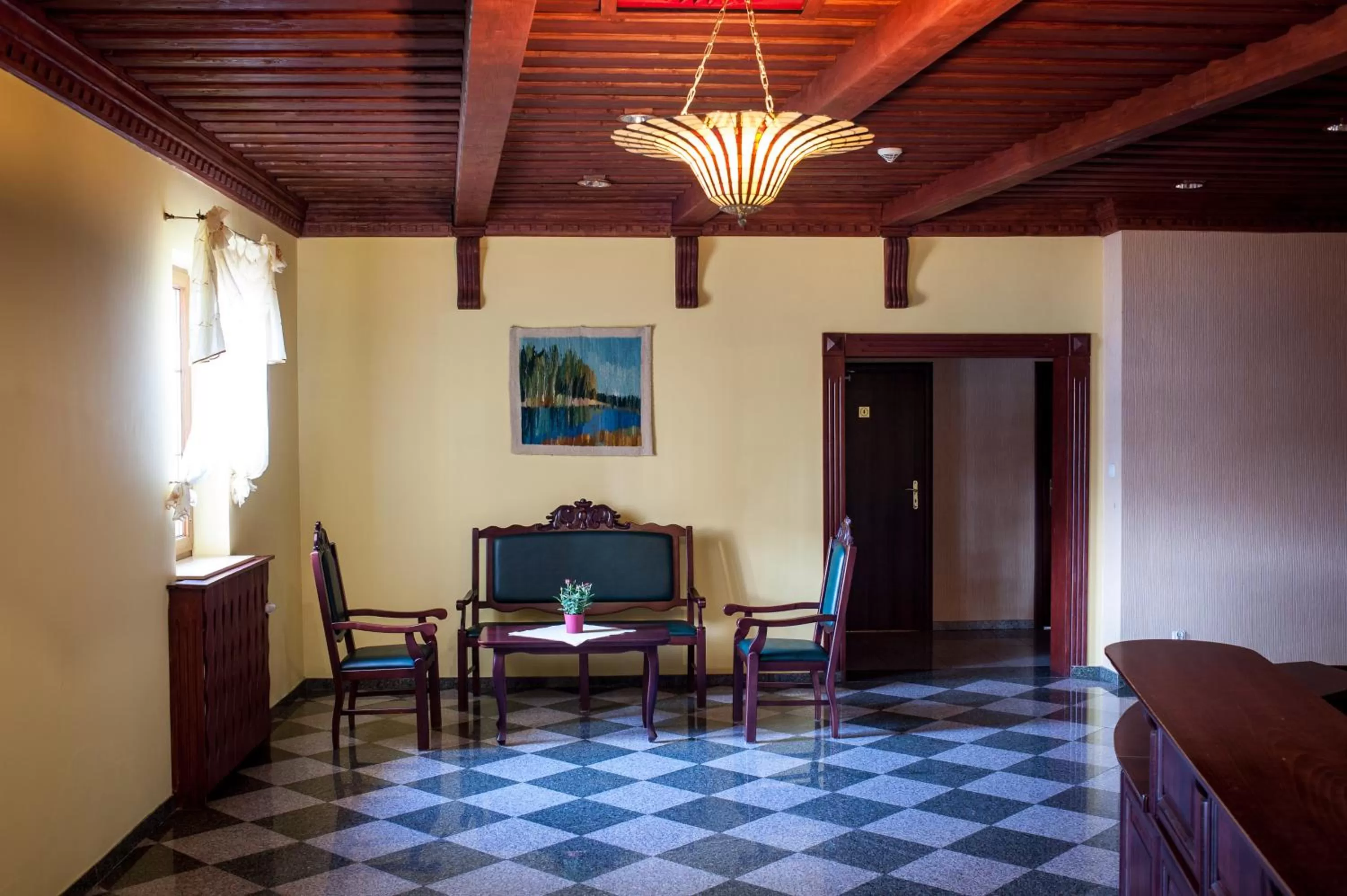 Lobby or reception in Hotel Hetmański