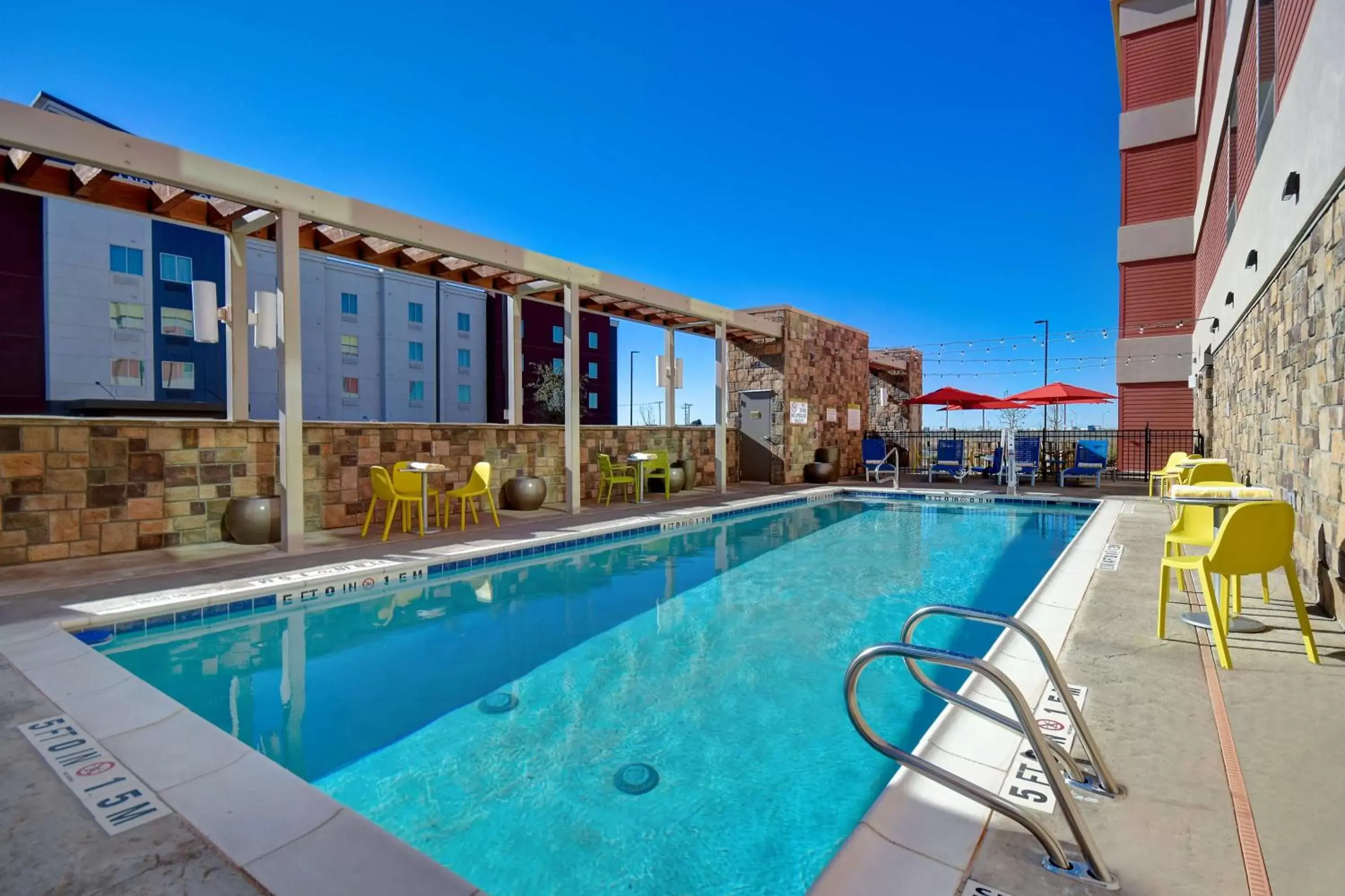 Pool view, Swimming Pool in Home2 Suites By Hilton Odessa