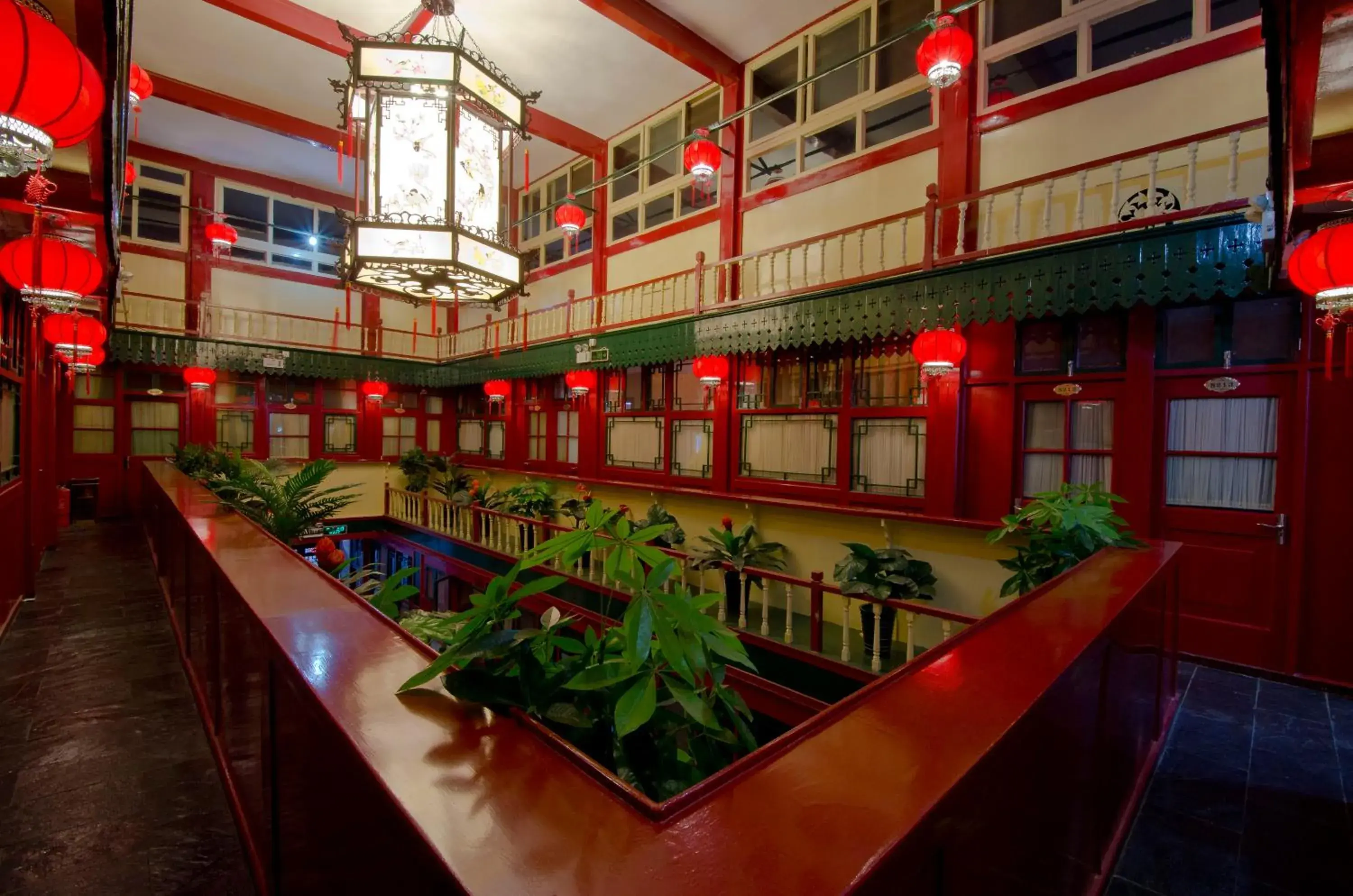 Decorative detail in Qianmen Courtyard Hotel