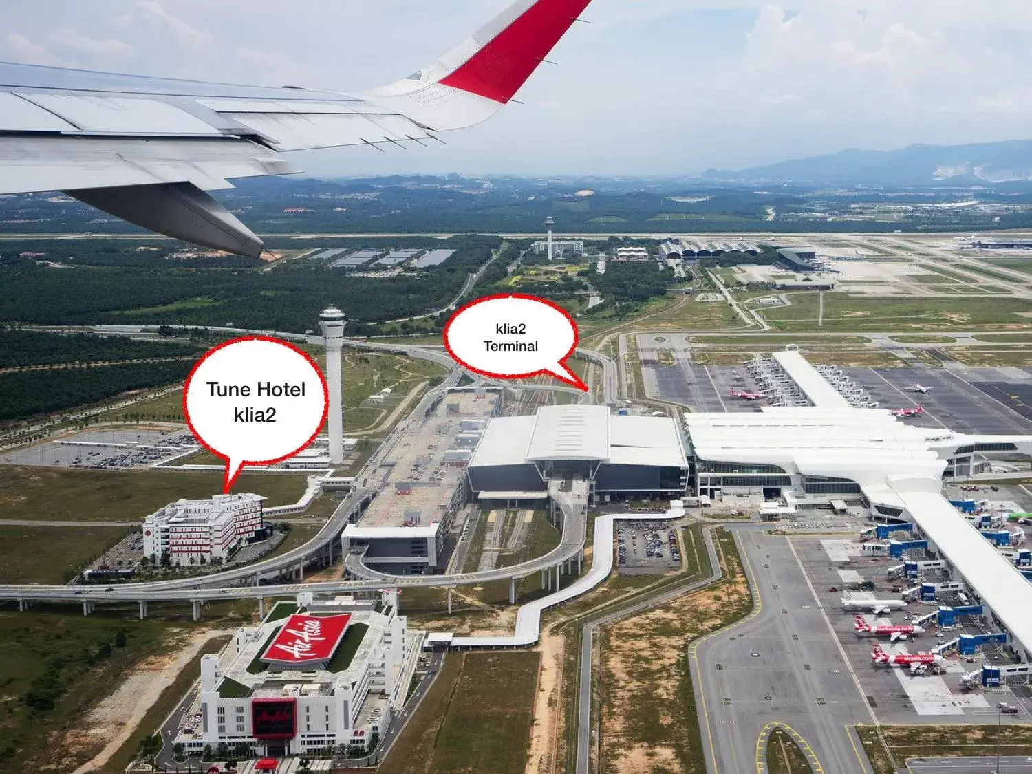 Neighbourhood, Bird's-eye View in Tune Hotel KLIA-KLIA2, Airport Transit Hotel