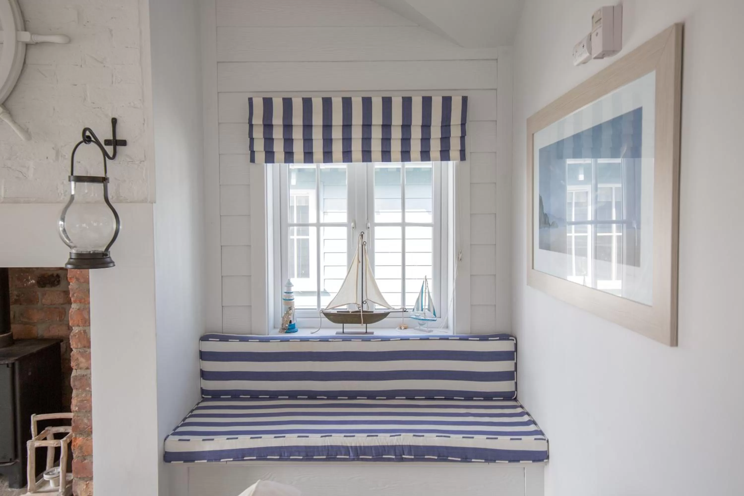 Seating area, Bed in The Bay Filey Holiday Village