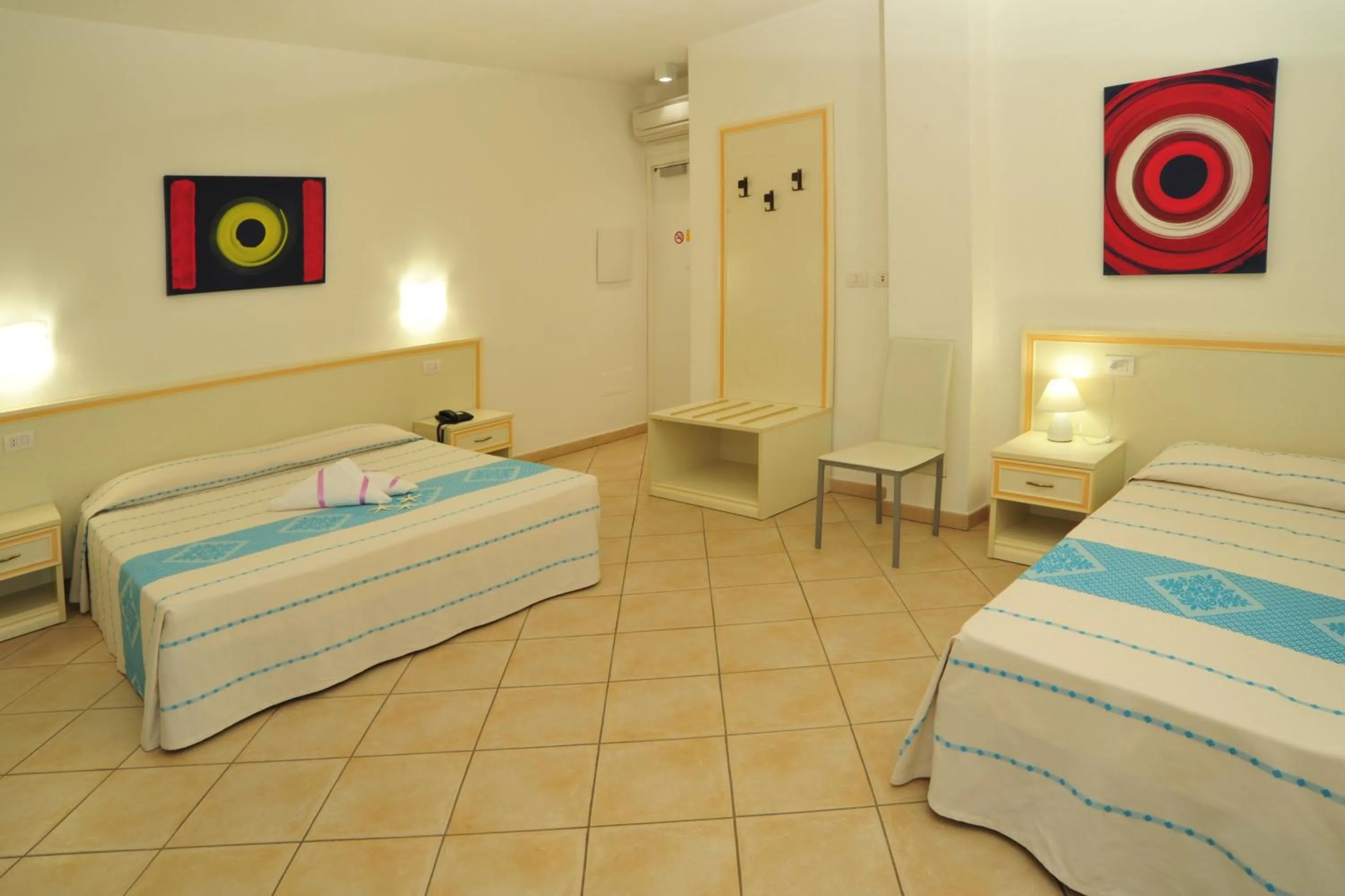 Bed in Hotel Stella Marina