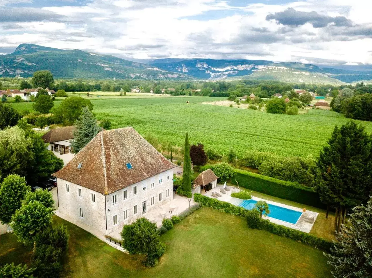 Bird's eye view, Bird's-eye View in Domaine du Manoir