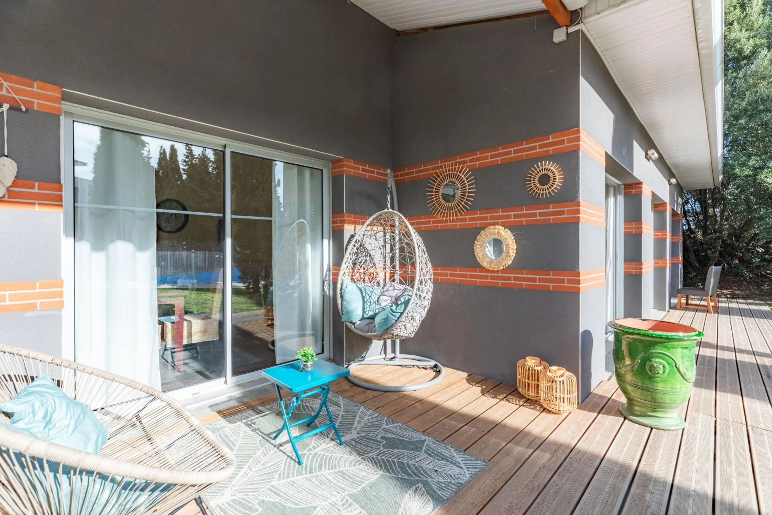 Patio in Appart'City Classic Toulouse Saint-Simon