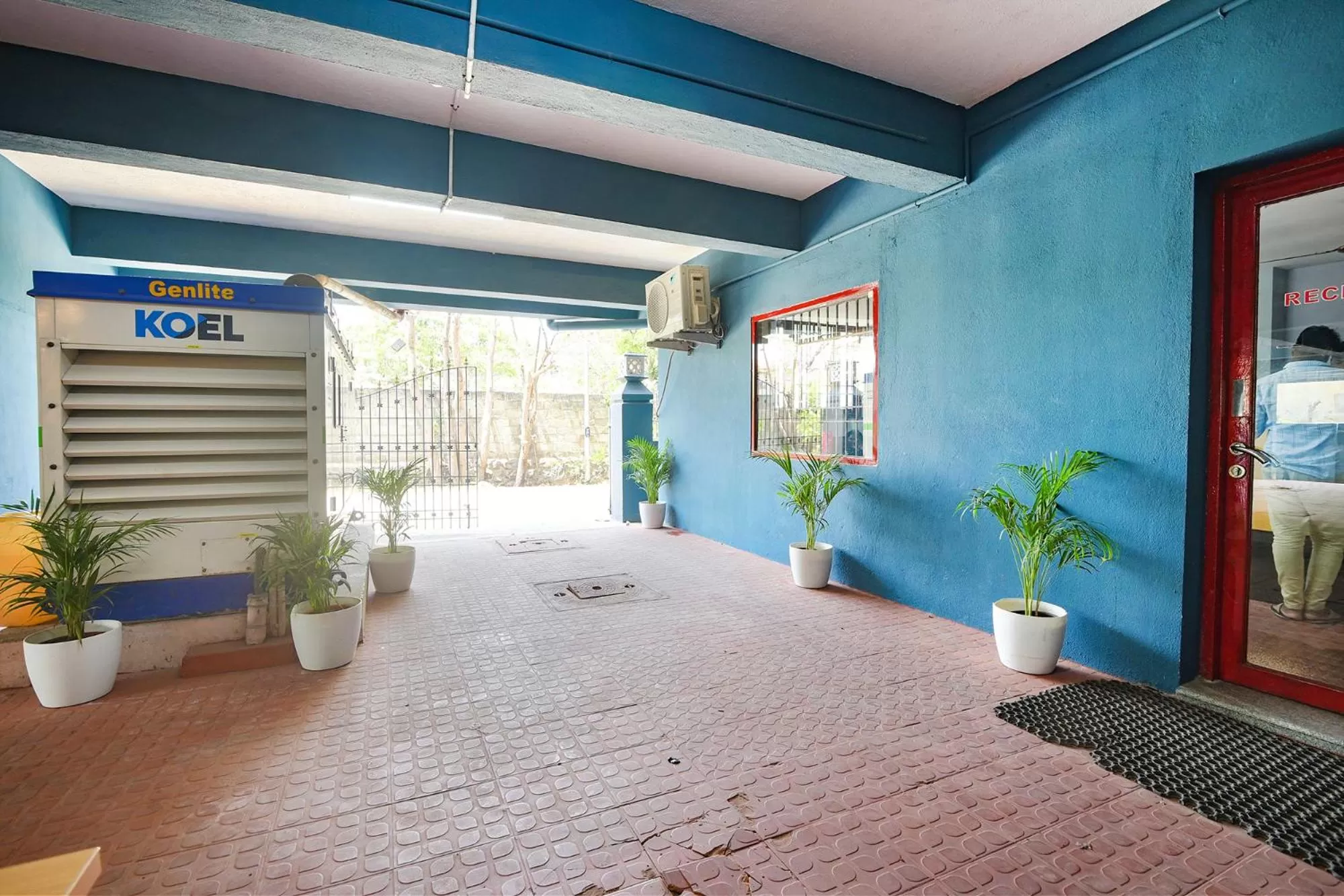 Patio in FabHotel Sasti Inn