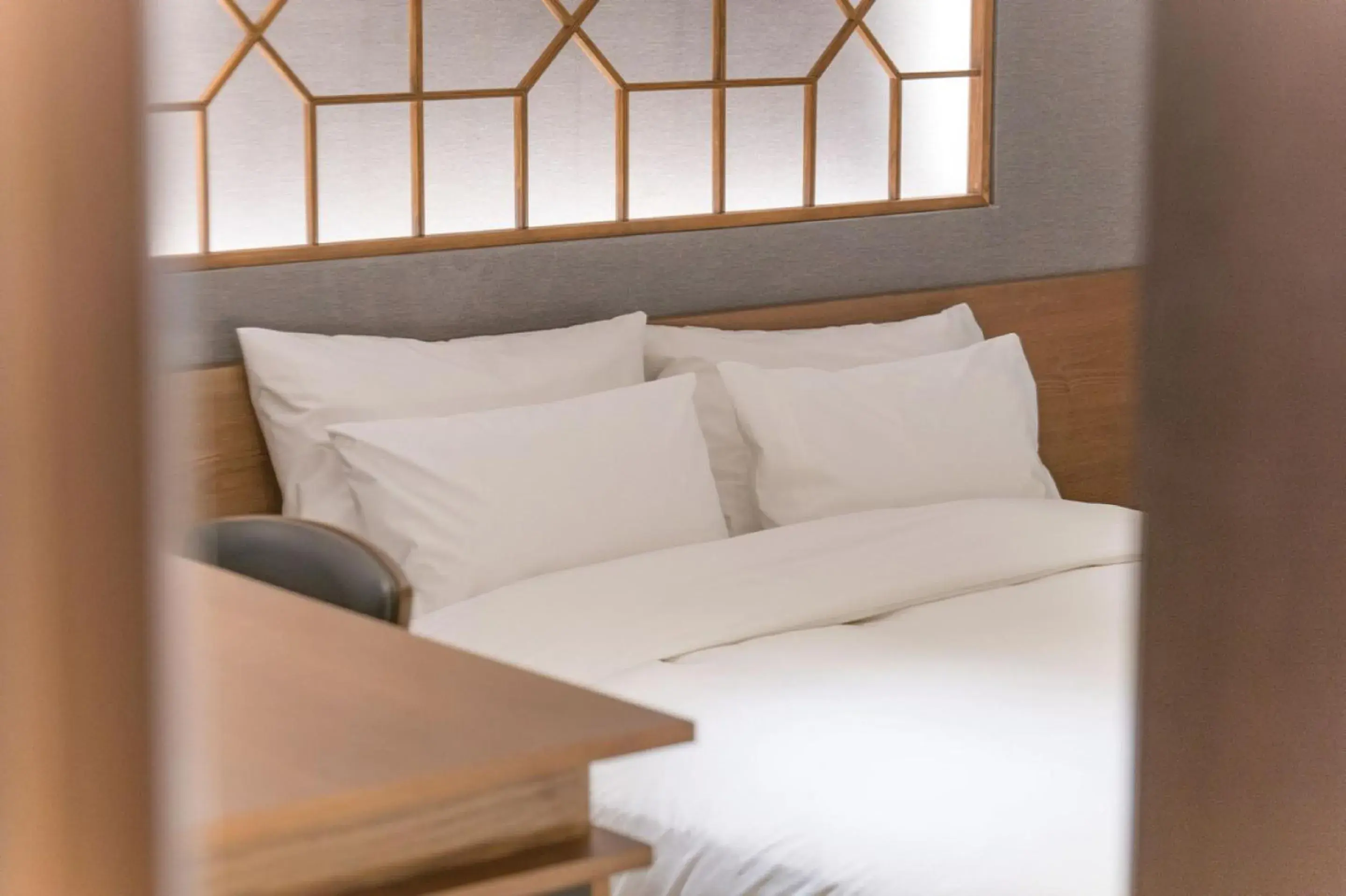 Bed in Yeon Hwa Moon Hotel Bed in Yeon Hwa Moon Hotel