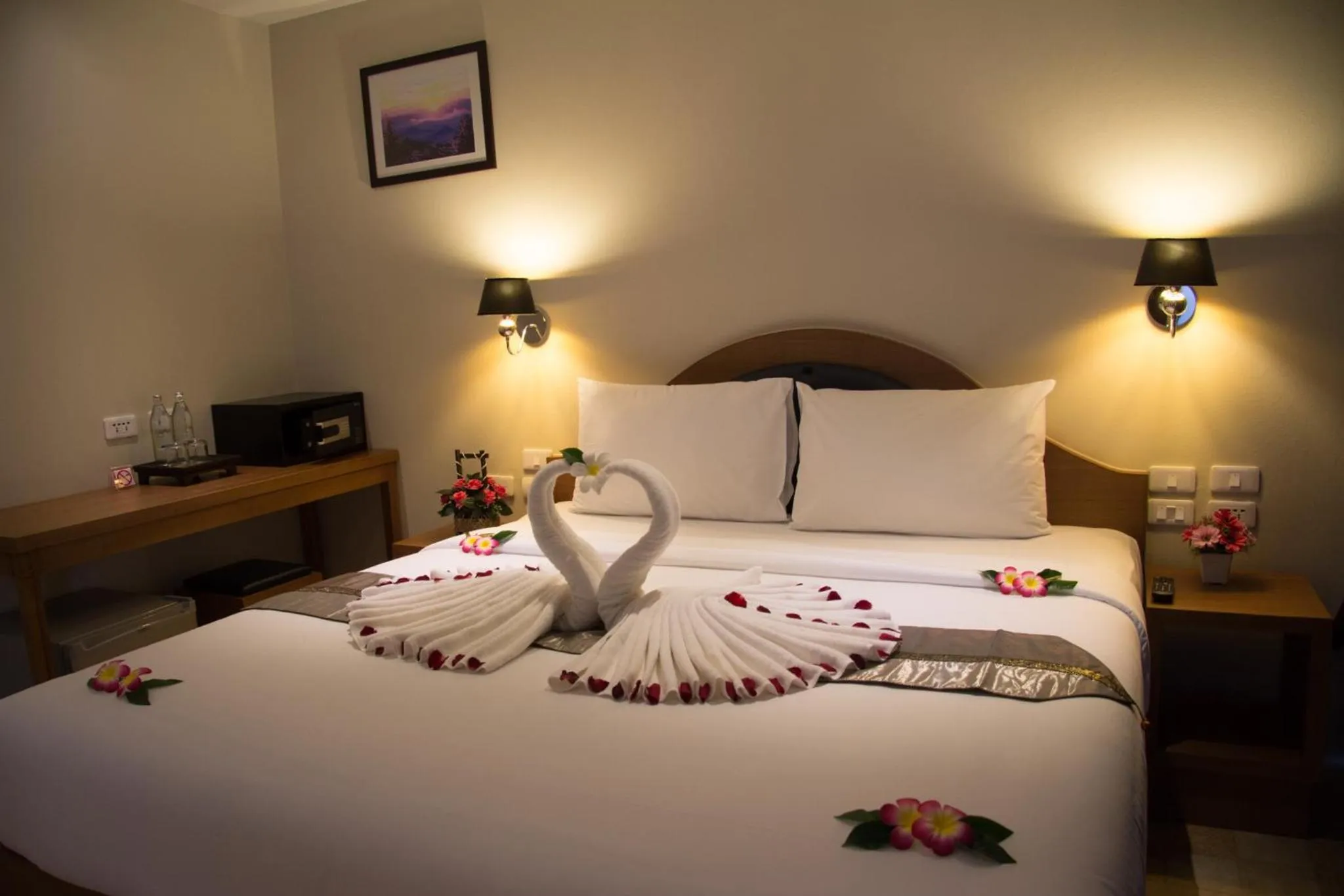 Bed in At Samui Boutique Hotel