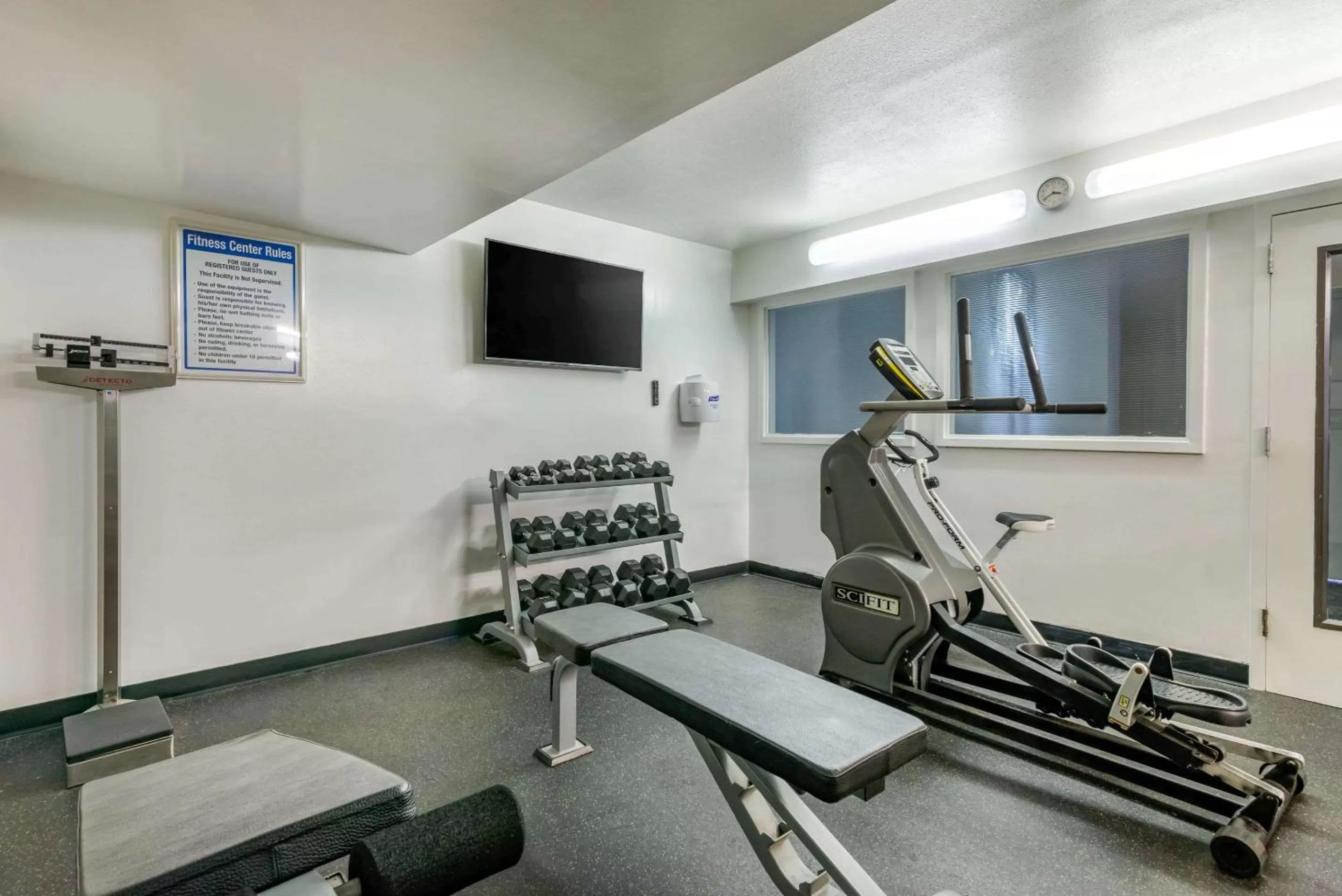 Fitness centre/facilities in Quality Inn and Conference Center Tampa-Brandon