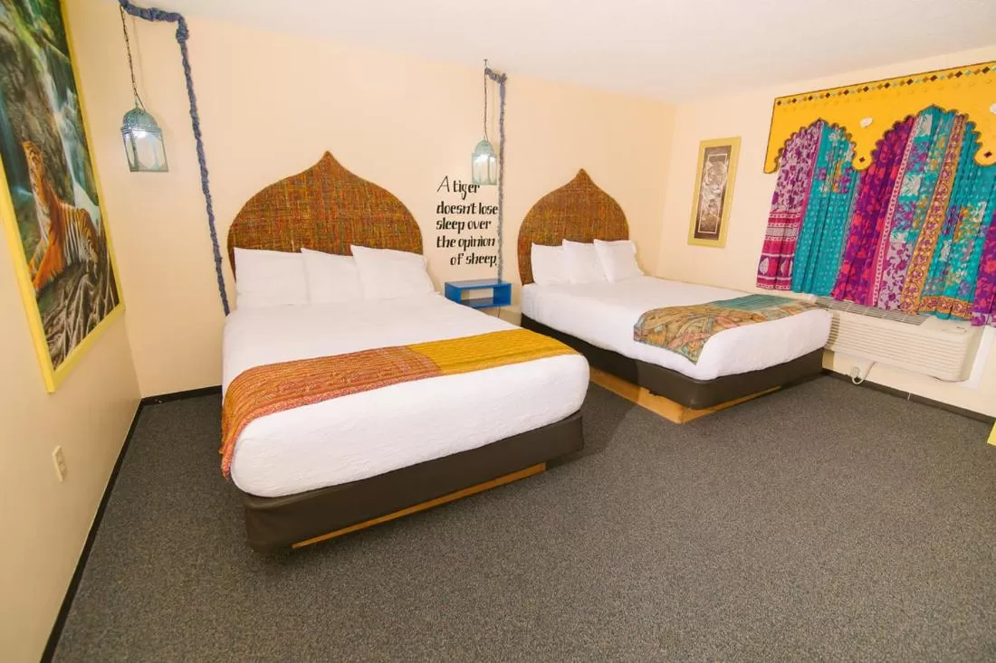 Bed in Riverside Inn