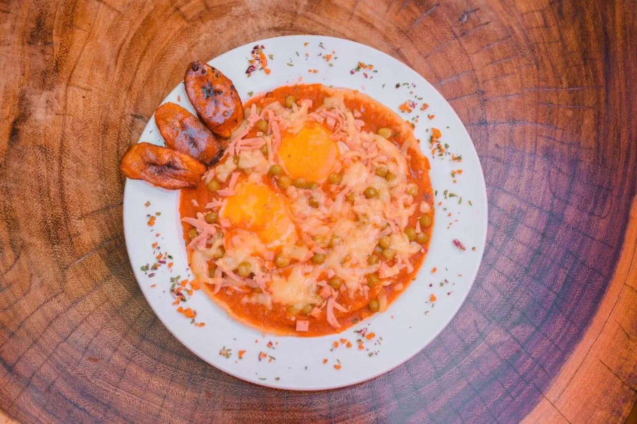 Food close-up in Hotel Casa de las Flores