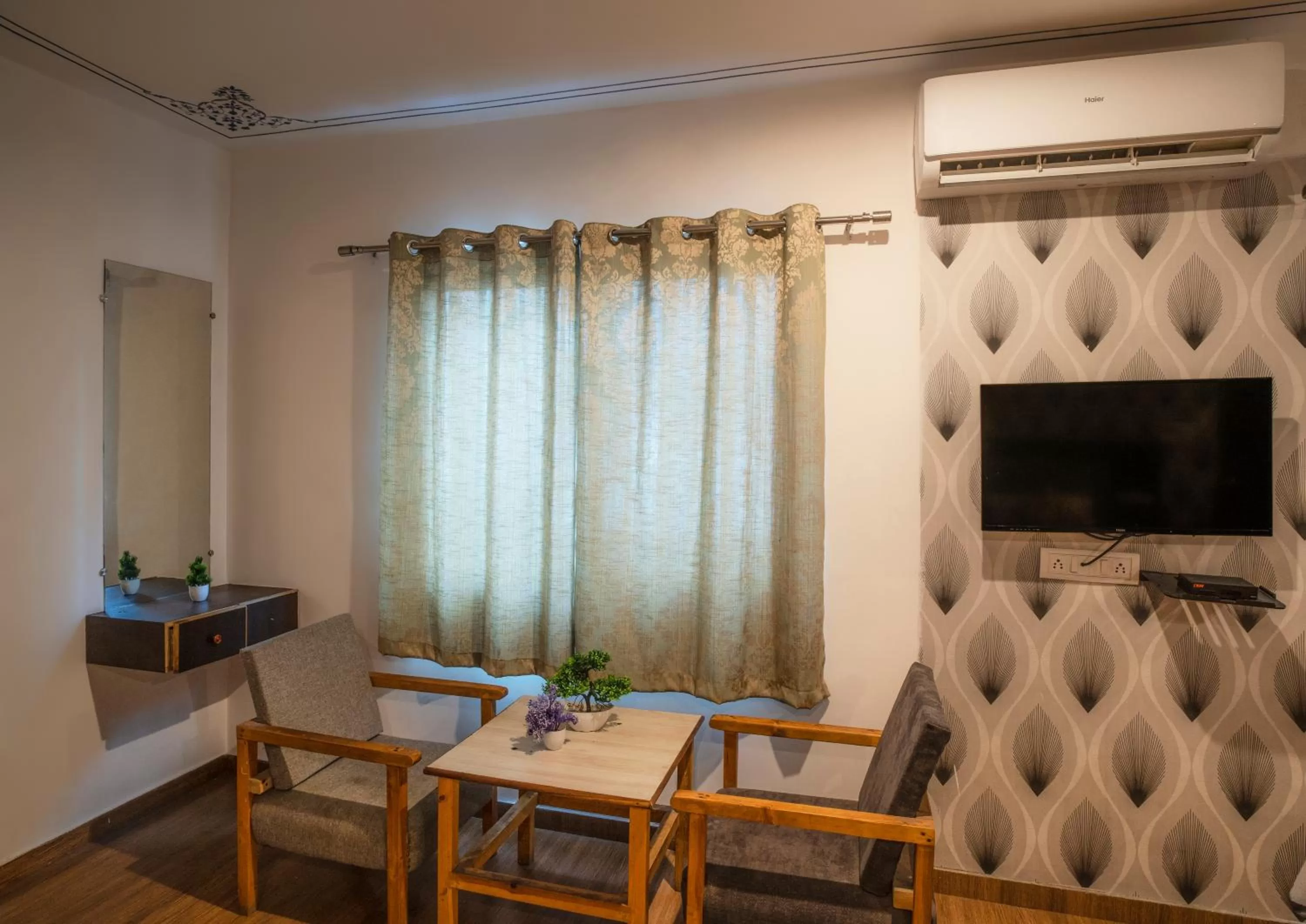 Seating area in Tripli Hotels Arunoday Palace