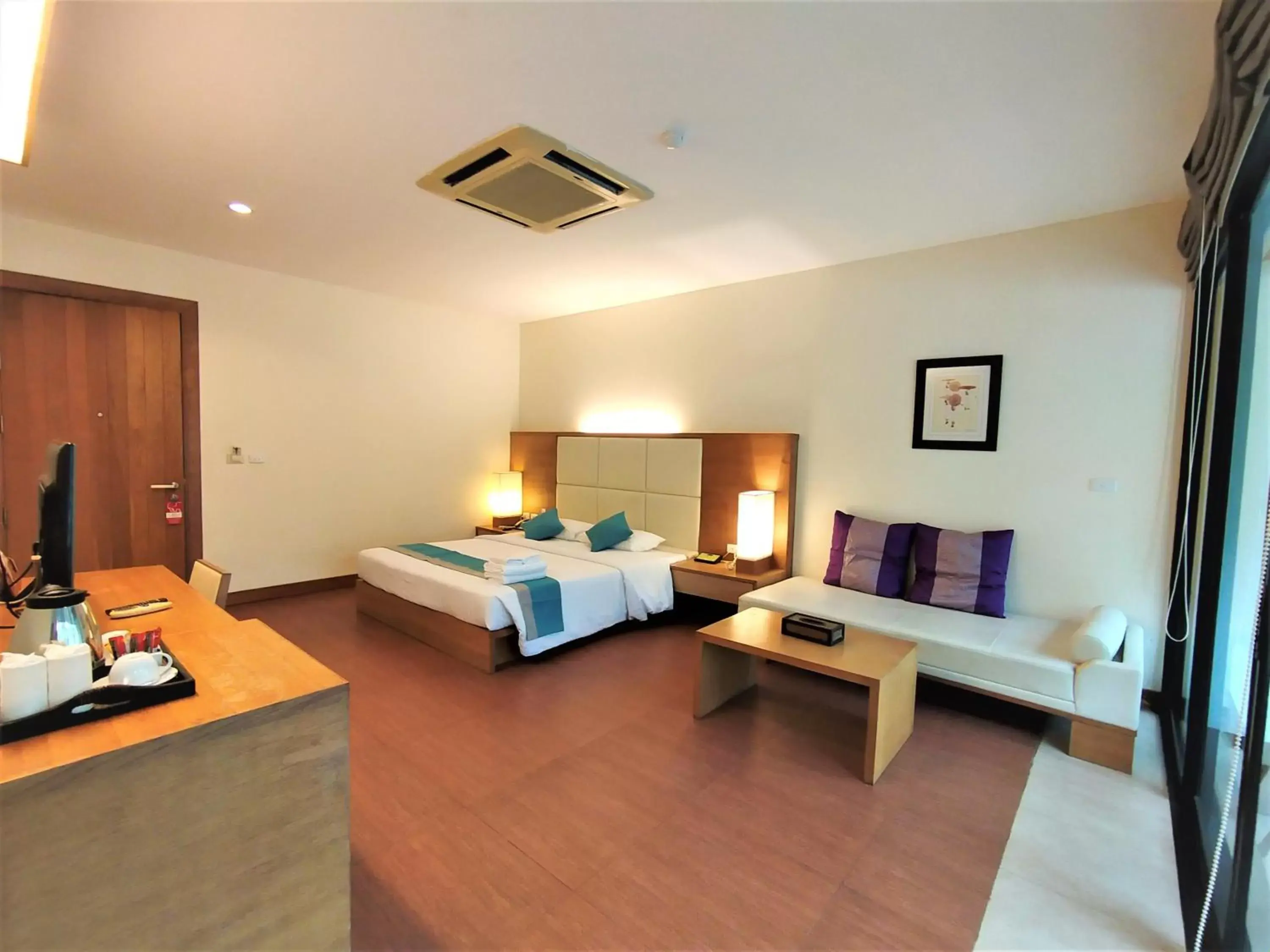 Bed in Chang Buri Resort & Spa