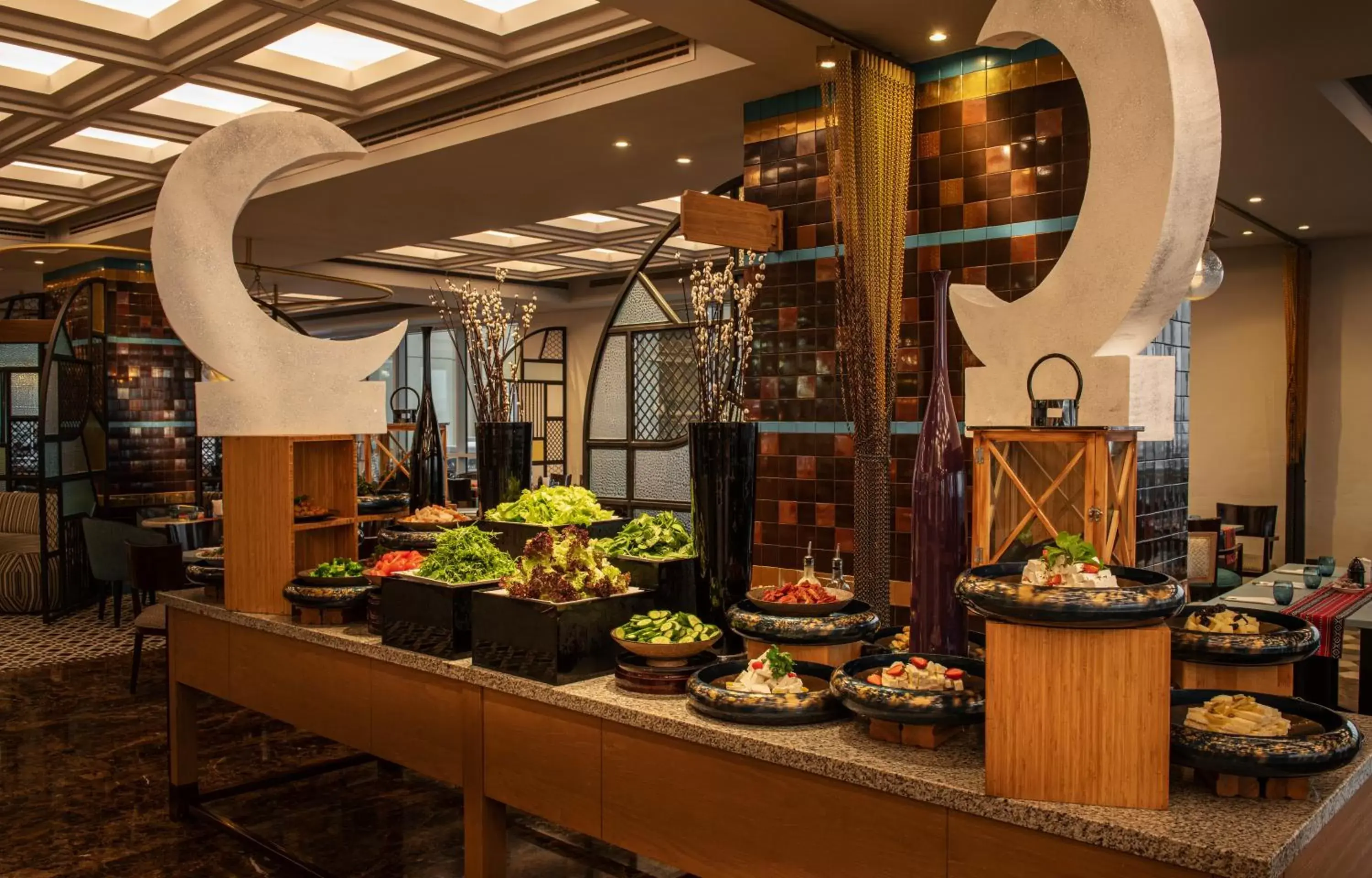 Food in Sheraton Mall of the Emirates Hotel, Dubai