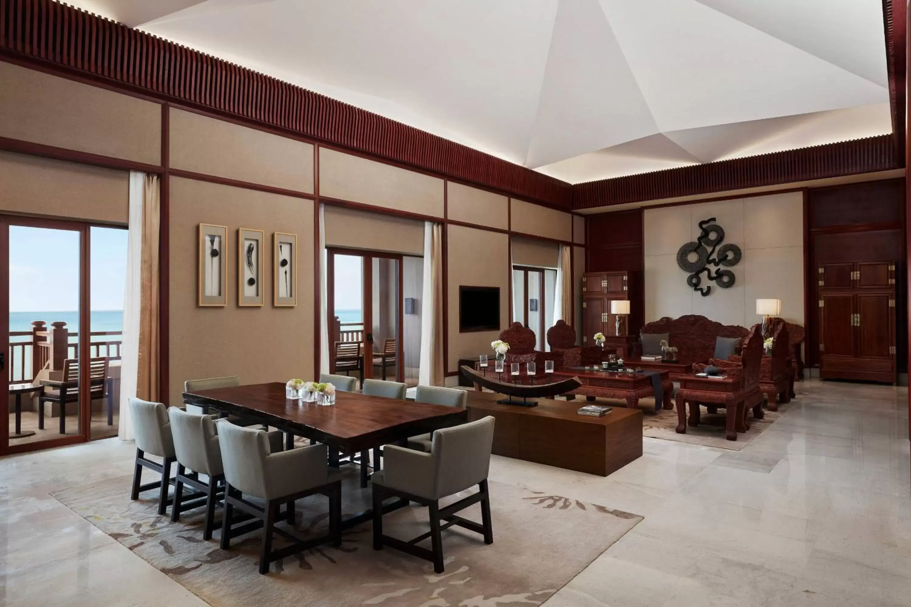 Living room, Restaurant/Places to Eat in Haikou Marriott Hotel