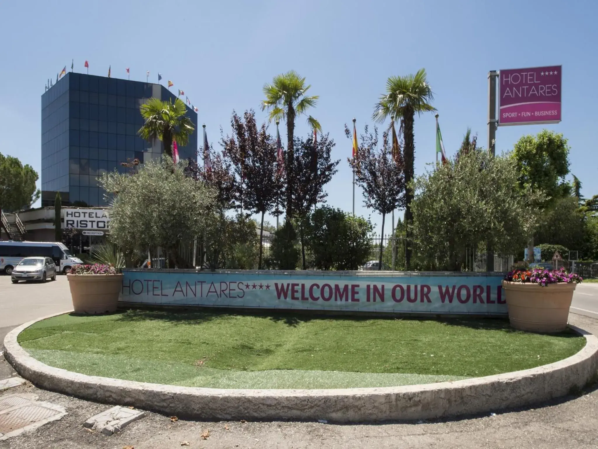 Property building, Property Logo/Sign in Hotel Antares Sport Beauty & Wellness