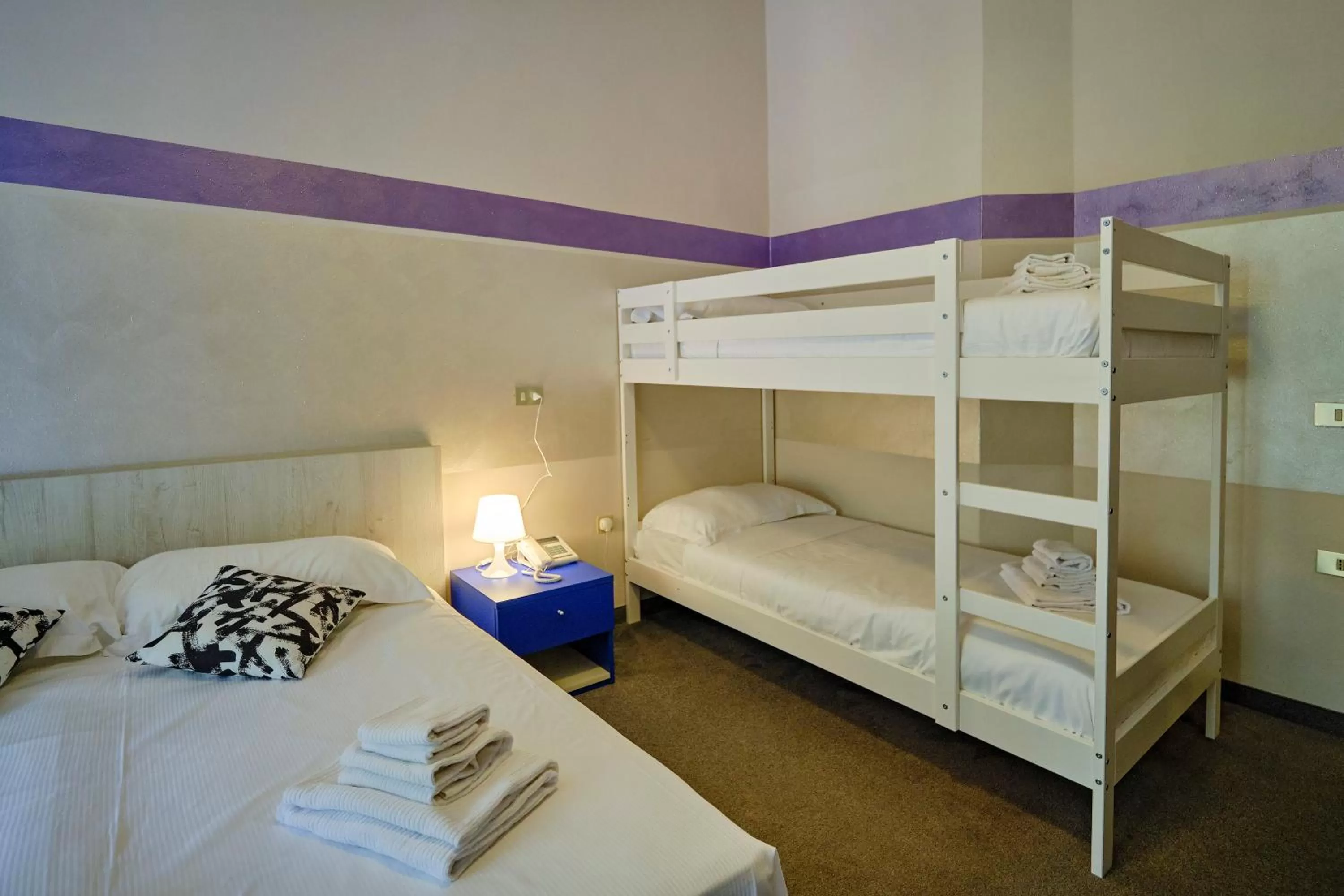 Bed in HOTEL VITTORIA