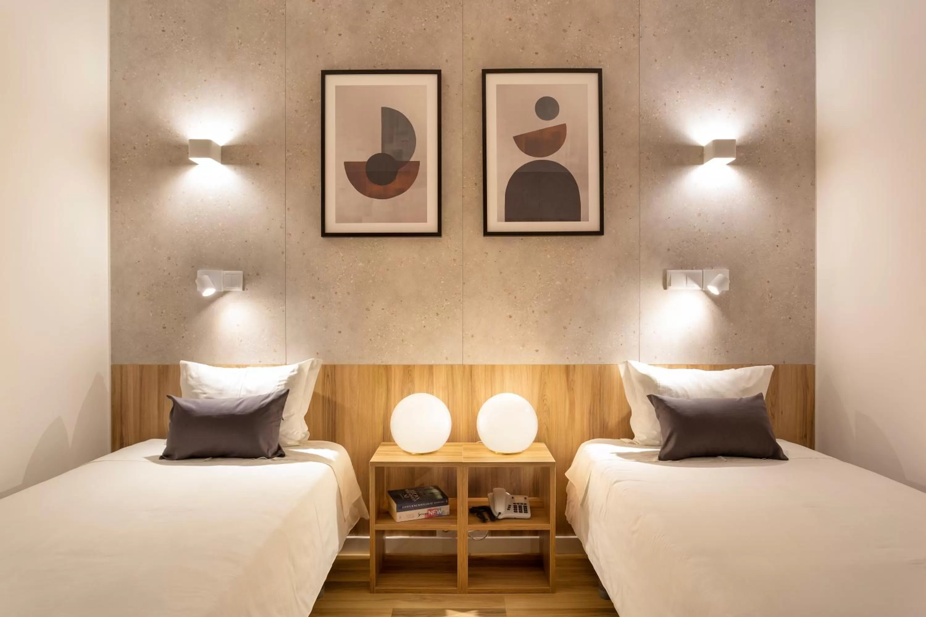 Bed in Hotel Made Inn