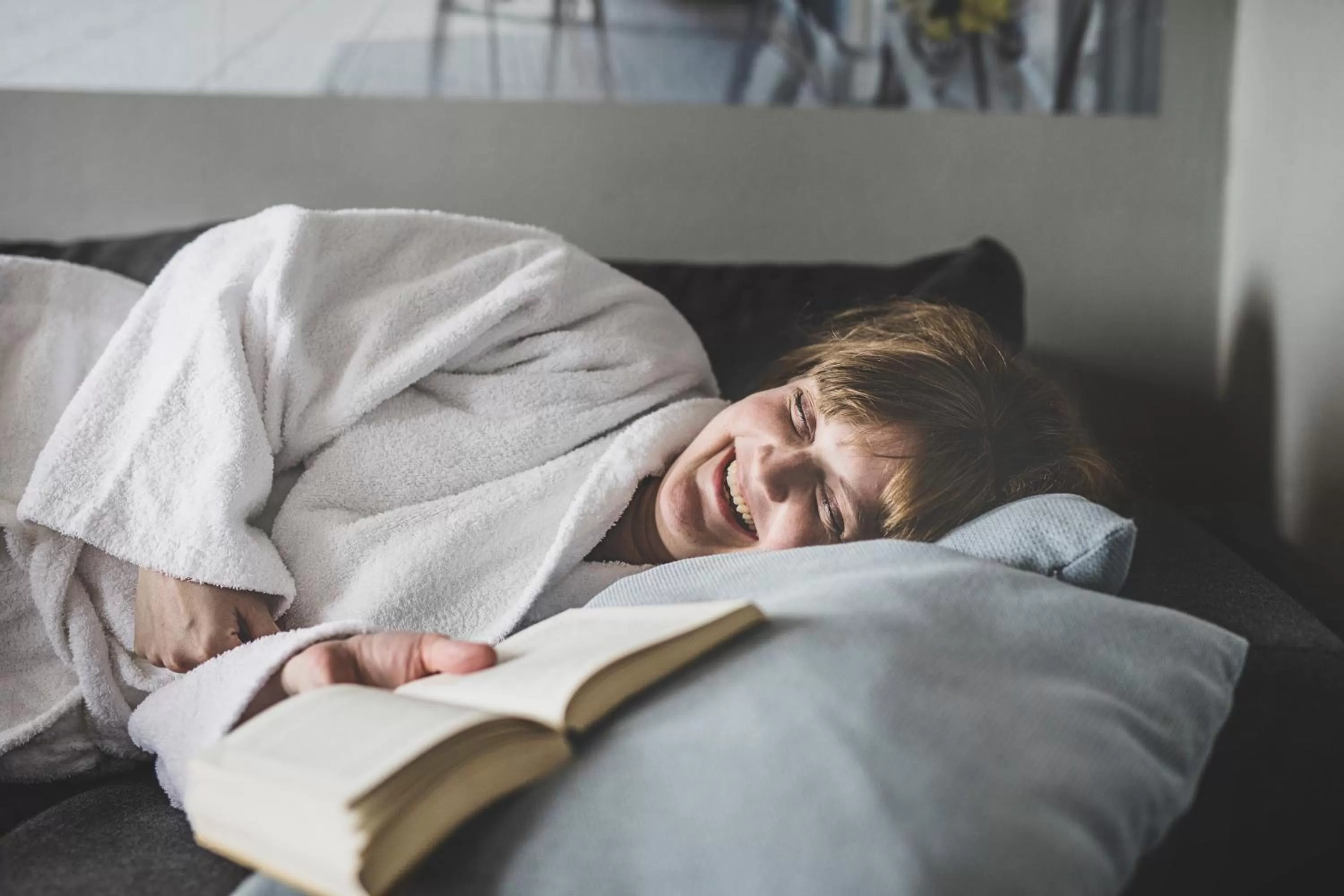 Living room, Bed in Hotel Atlantic