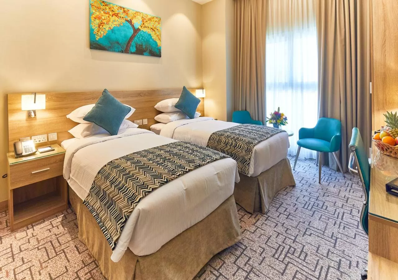 Bedroom, Bed in Rose Plaza Hotel Al Barsha