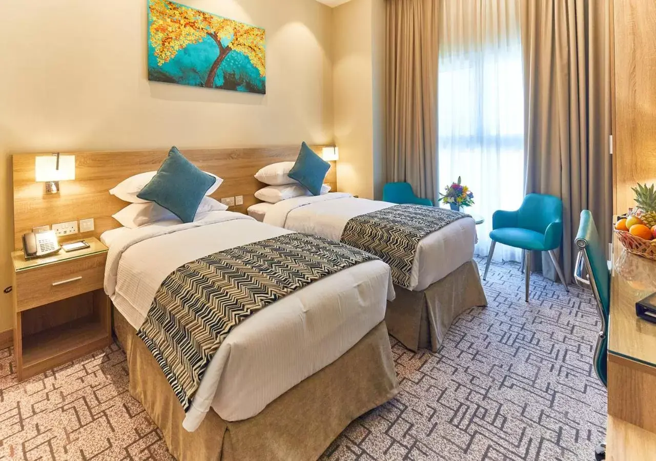 Bedroom in Rose Plaza Hotel Al Barsha