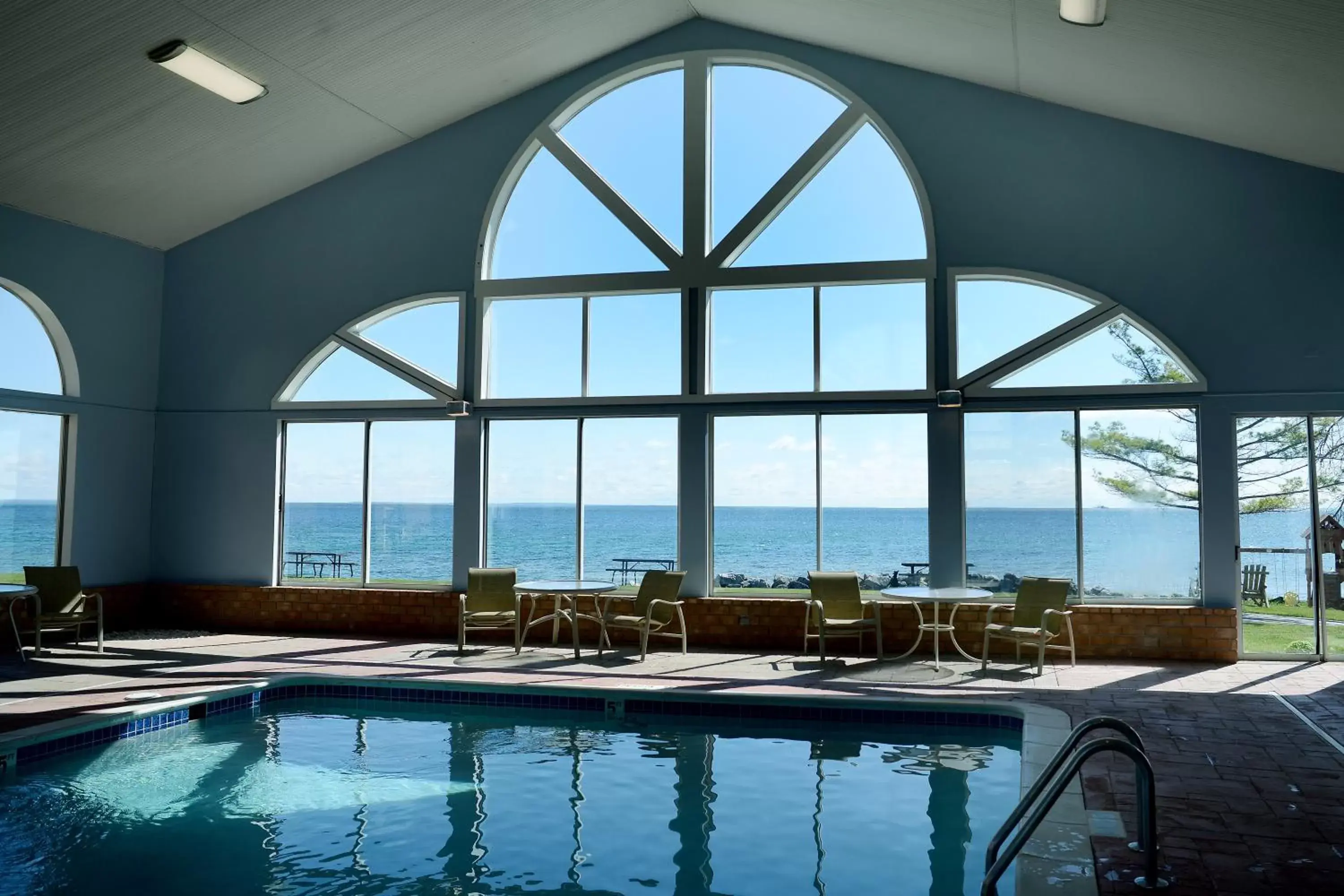 Day, Swimming Pool in Baymont by Wyndham St. Ignace Lakefront