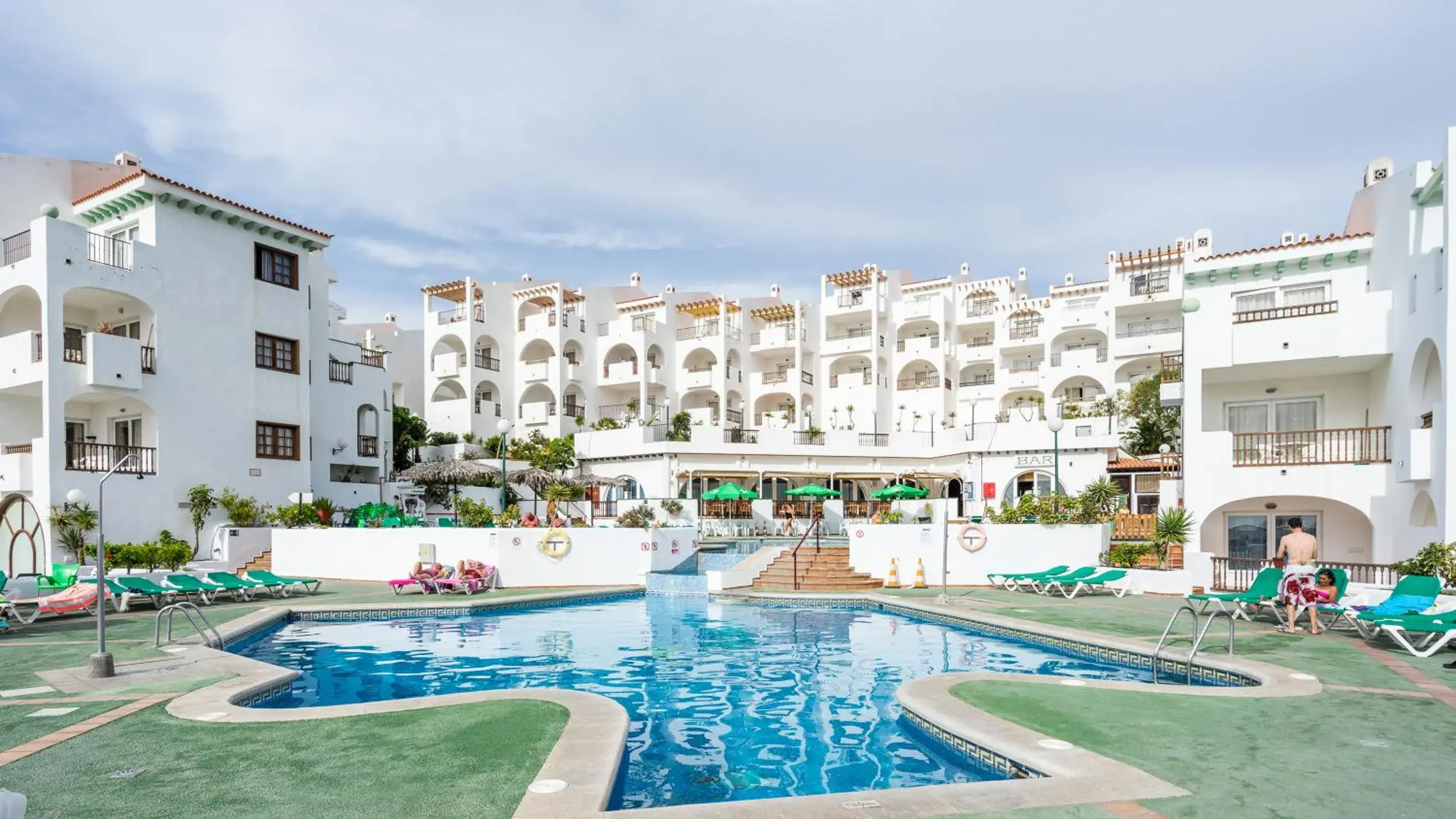 Swimming Pool in Blue Sea Apartamentos Callao Garden