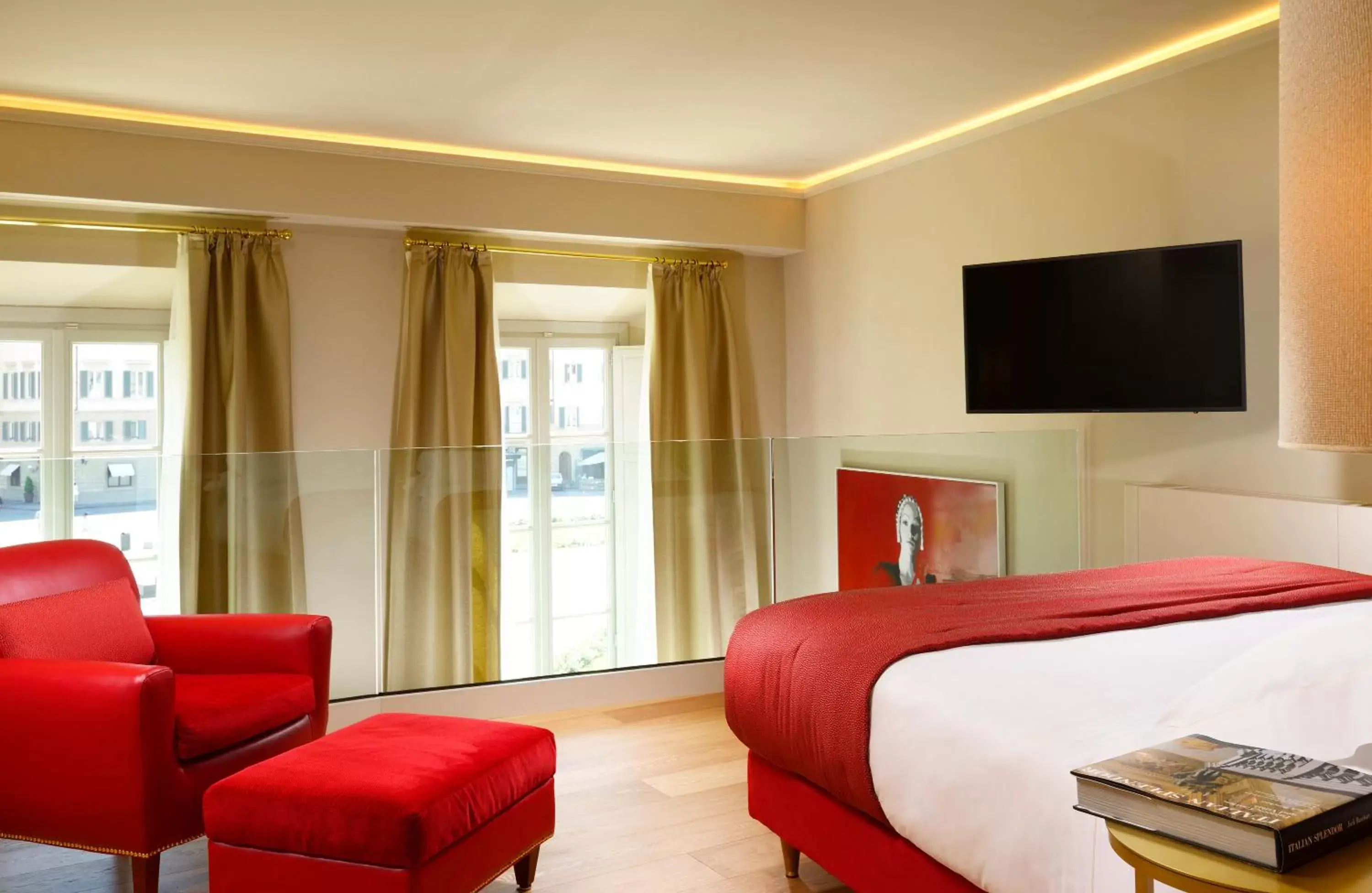 Bedroom in Grand Hotel Minerva