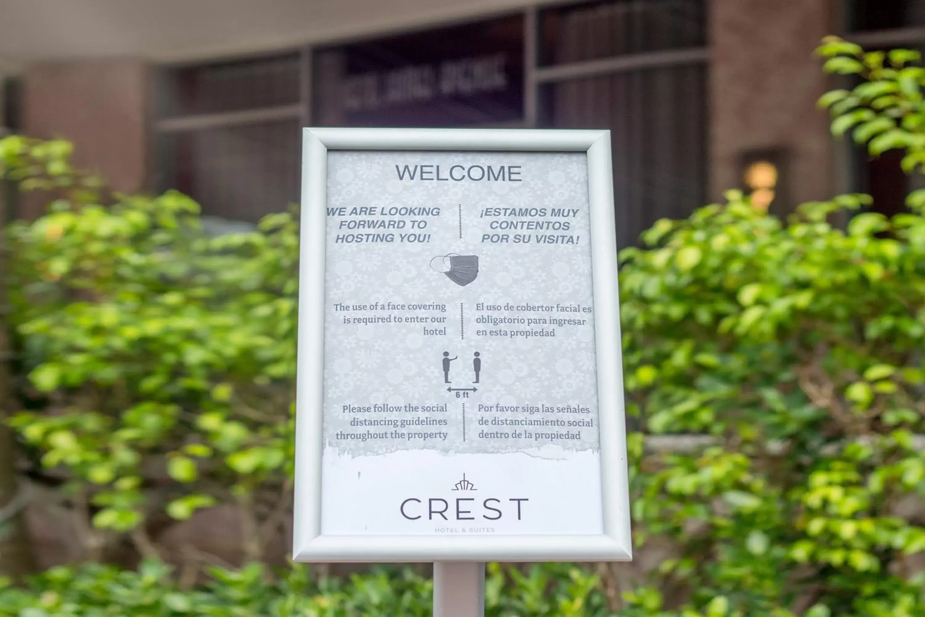 Property logo or sign in Crest Hotel Suites