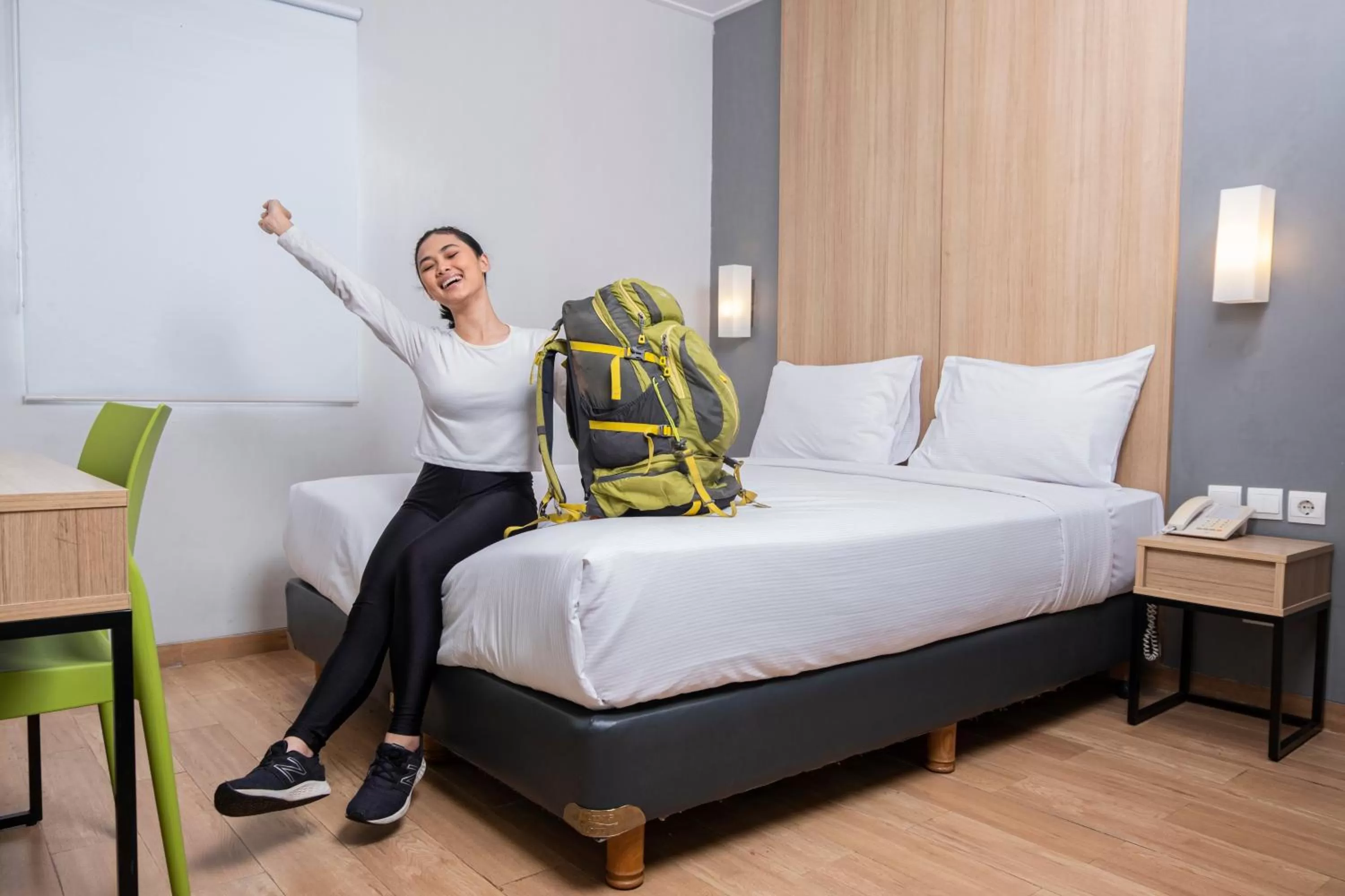 Bedroom, Bed in Hotel Citradream Tugu Yogyakarta