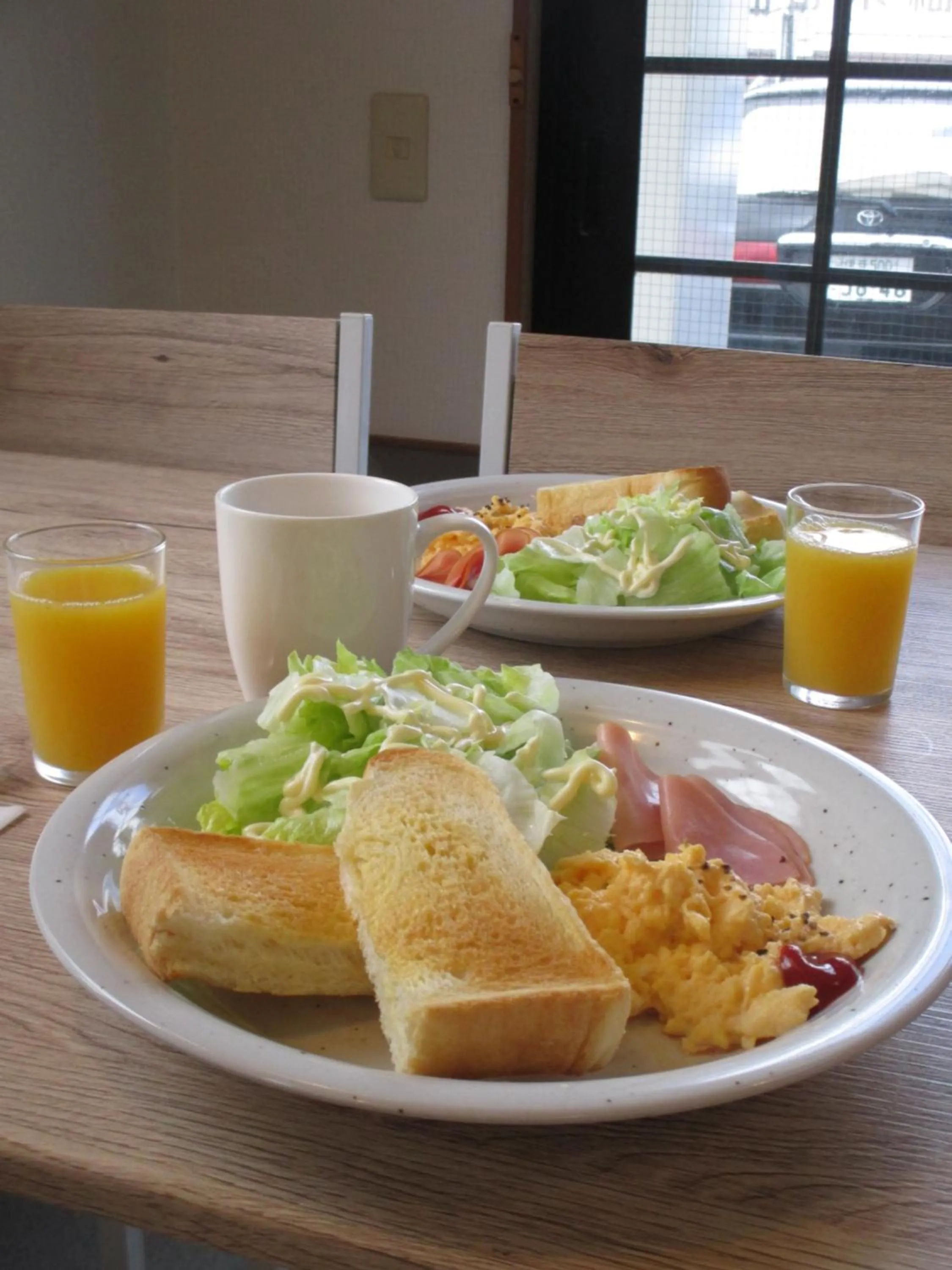 American breakfast in Jemsty Inn Hakone Ashinoko