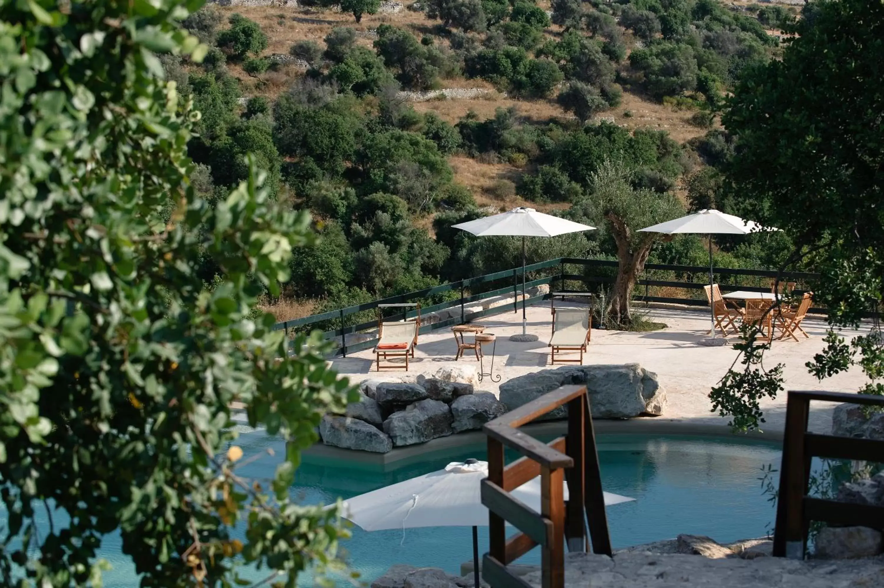 Pool view in Relais Parco Cavalonga Pool view in Relais Parco Cavalonga