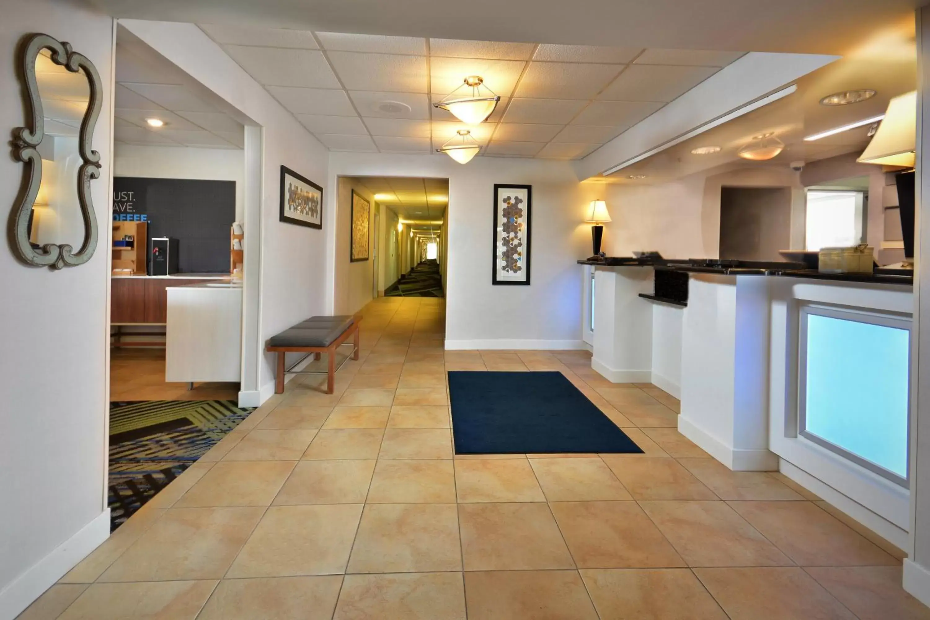 Property building, Lobby/Reception in Holiday Inn Express Lynchburg, an IHG Hotel