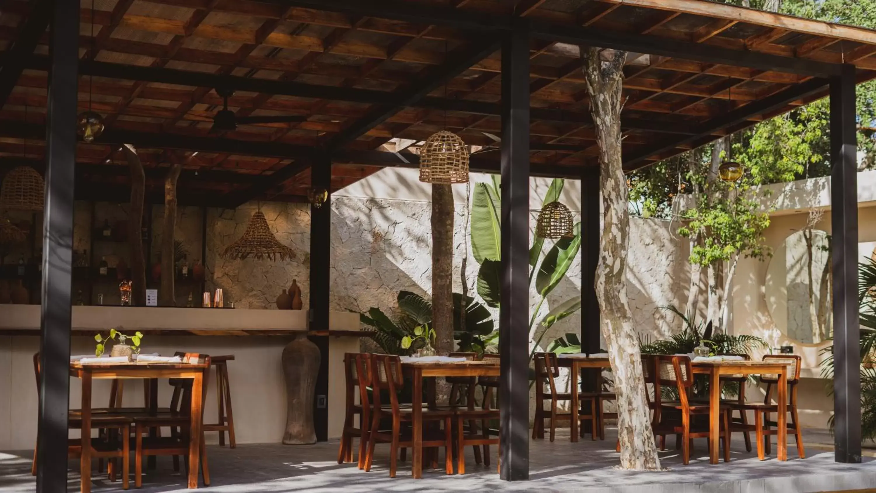 Dining area, Restaurant/Places to Eat in Atman Residences Tulum Hotel