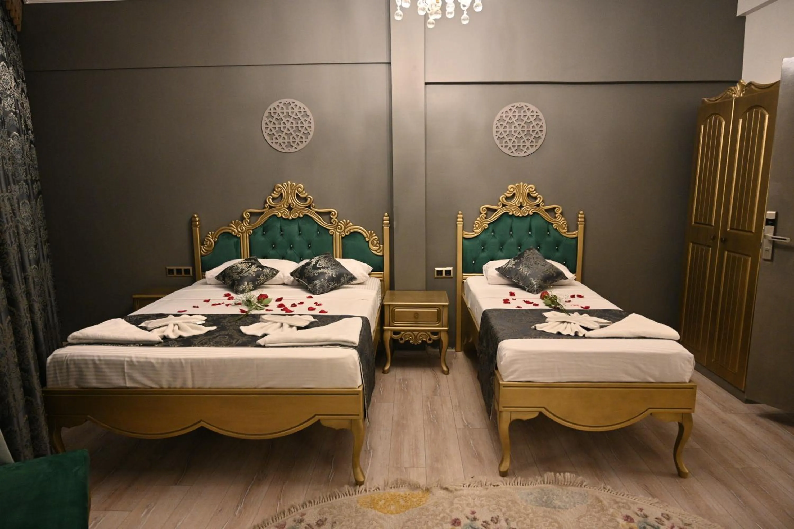 Bed in Ethnica Suites