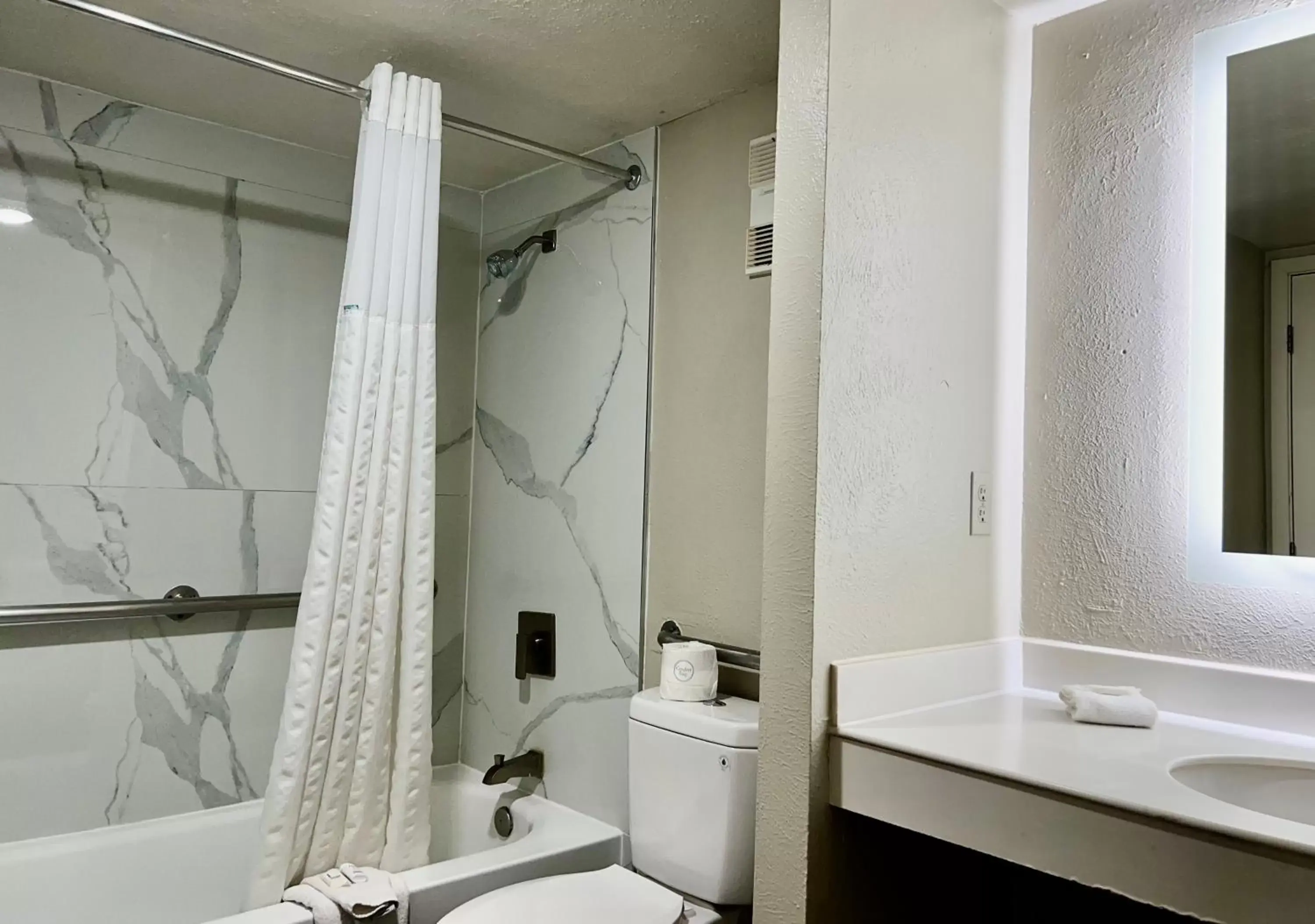 Shower, Bathroom in La Quinta Inn by Wyndham Denver Northglenn