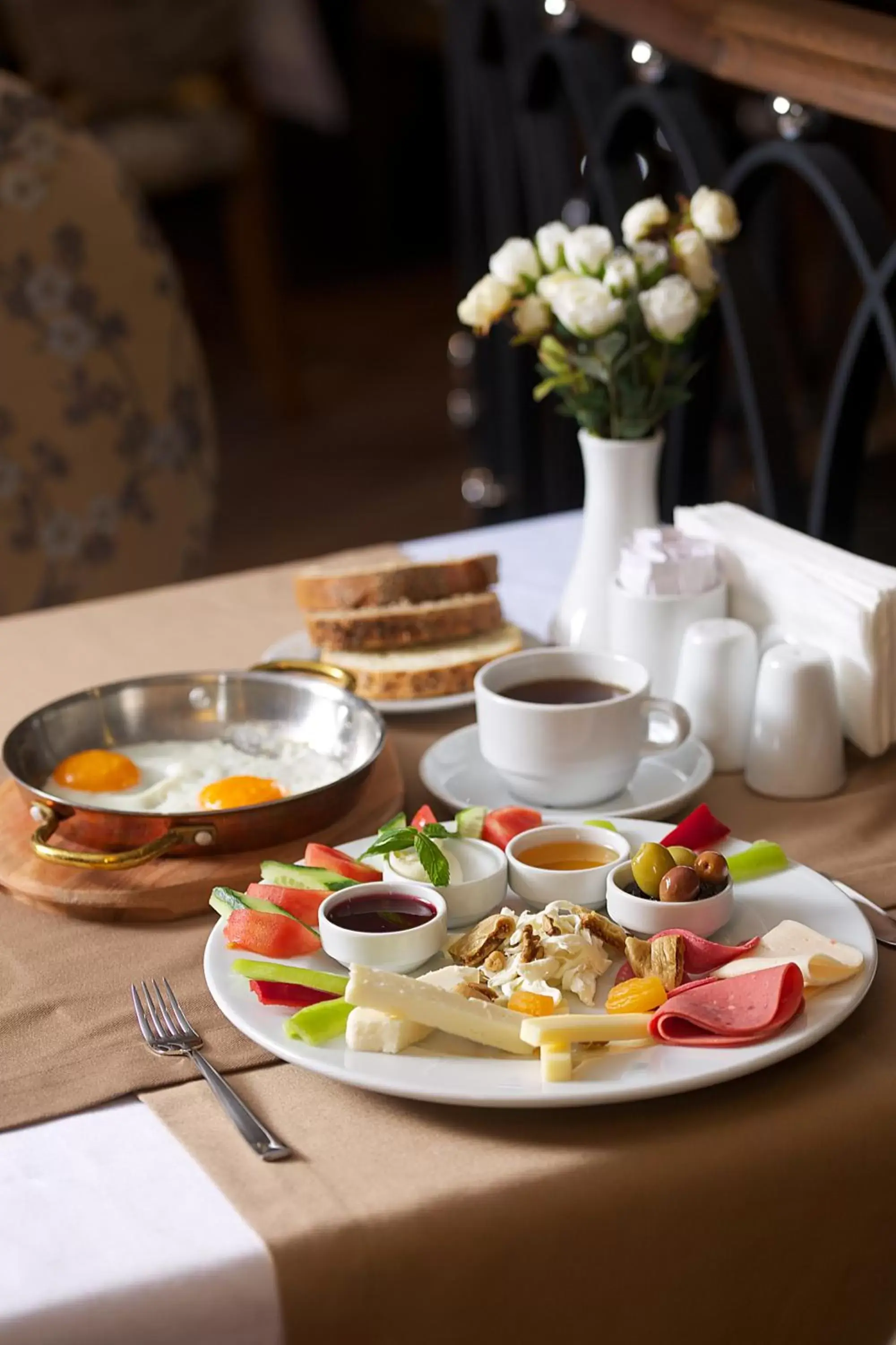 Buffet breakfast in Adelmar Hotel Istanbul Sisli