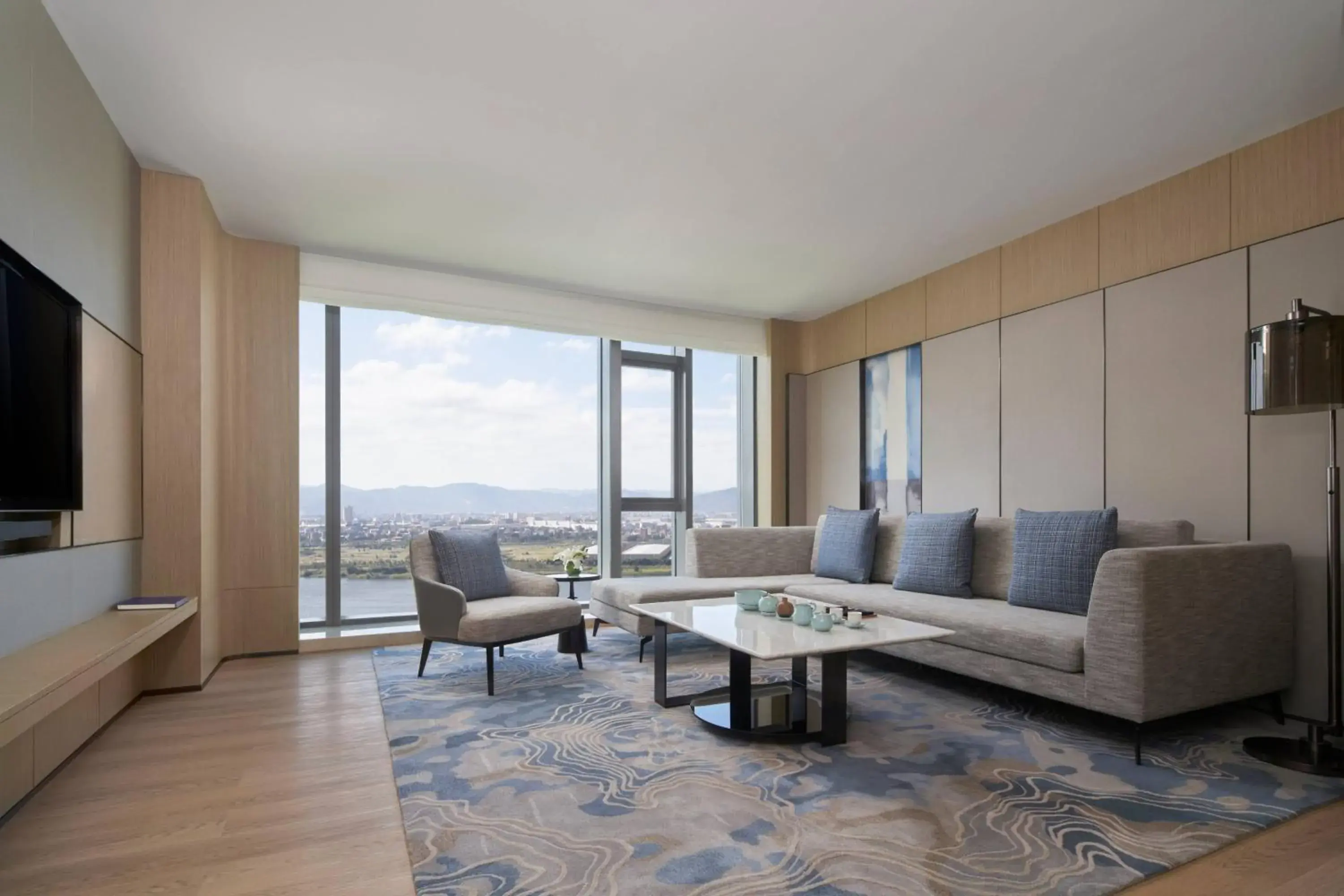 Living room, Seating Area in Fuzhou Marriott Hotel Riverside