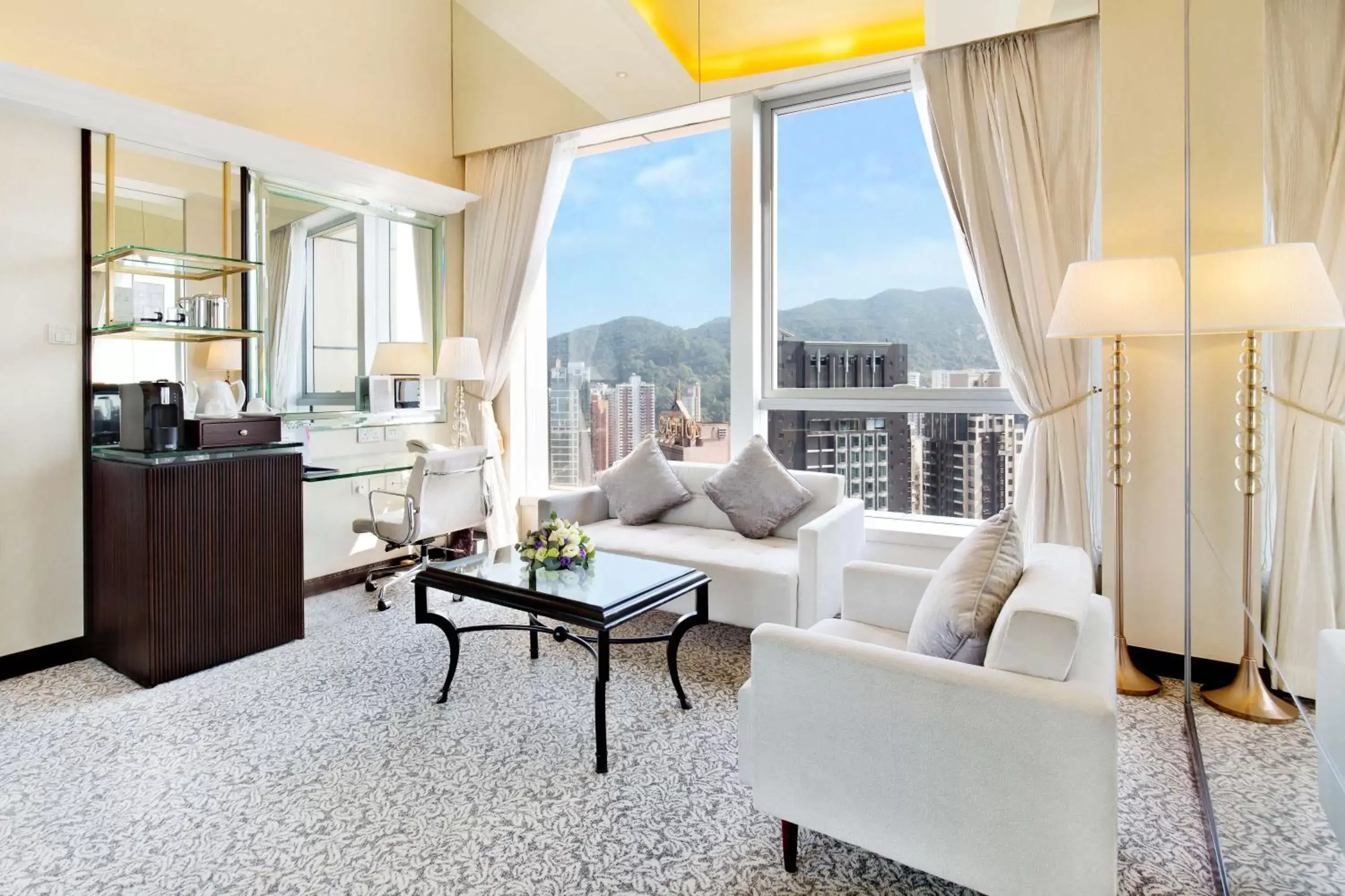 View (from property/room), Seating Area in Regal Hongkong Hotel