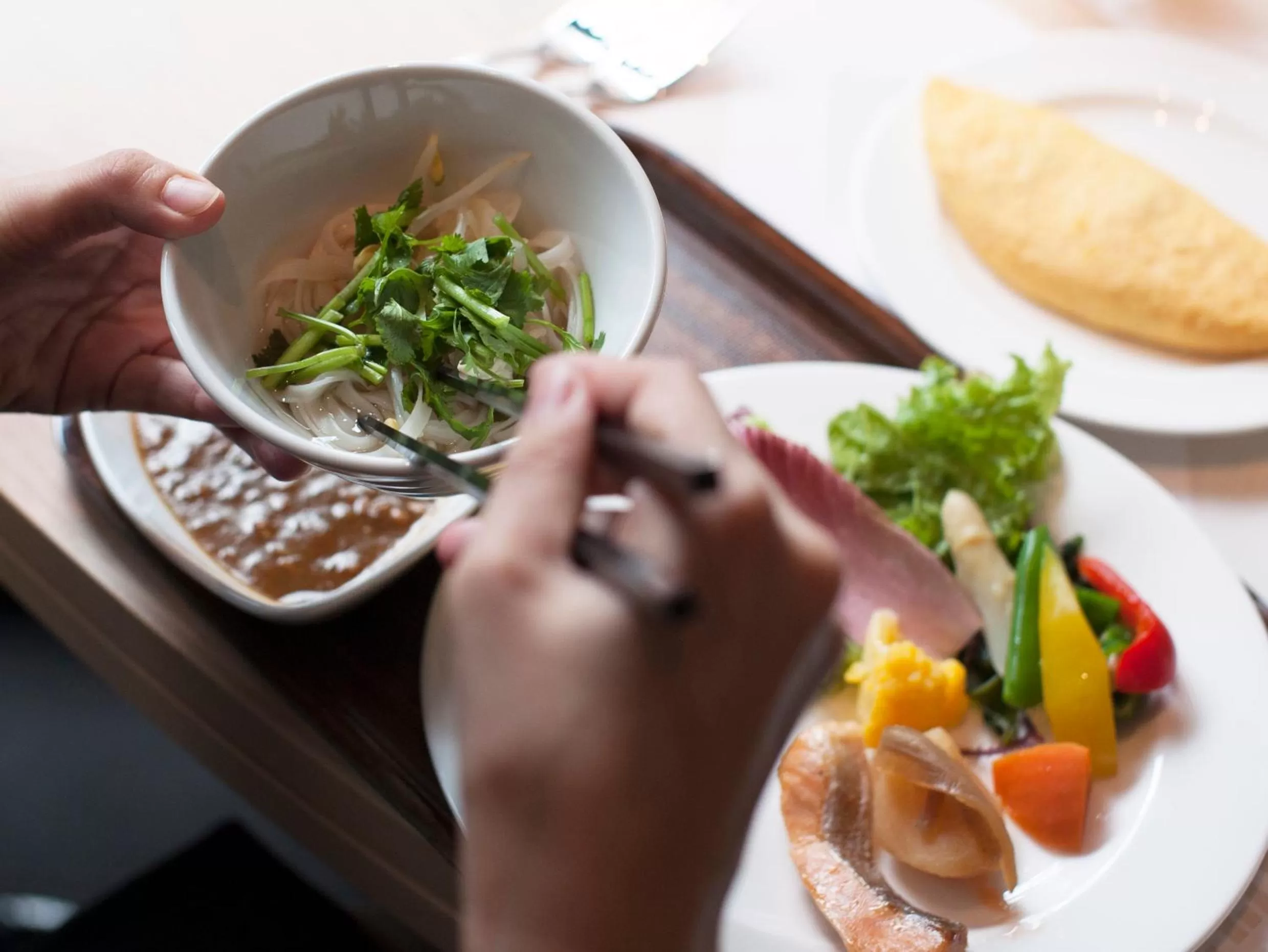 Buffet breakfast in Hotel Metropolitan Edmont Tokyo