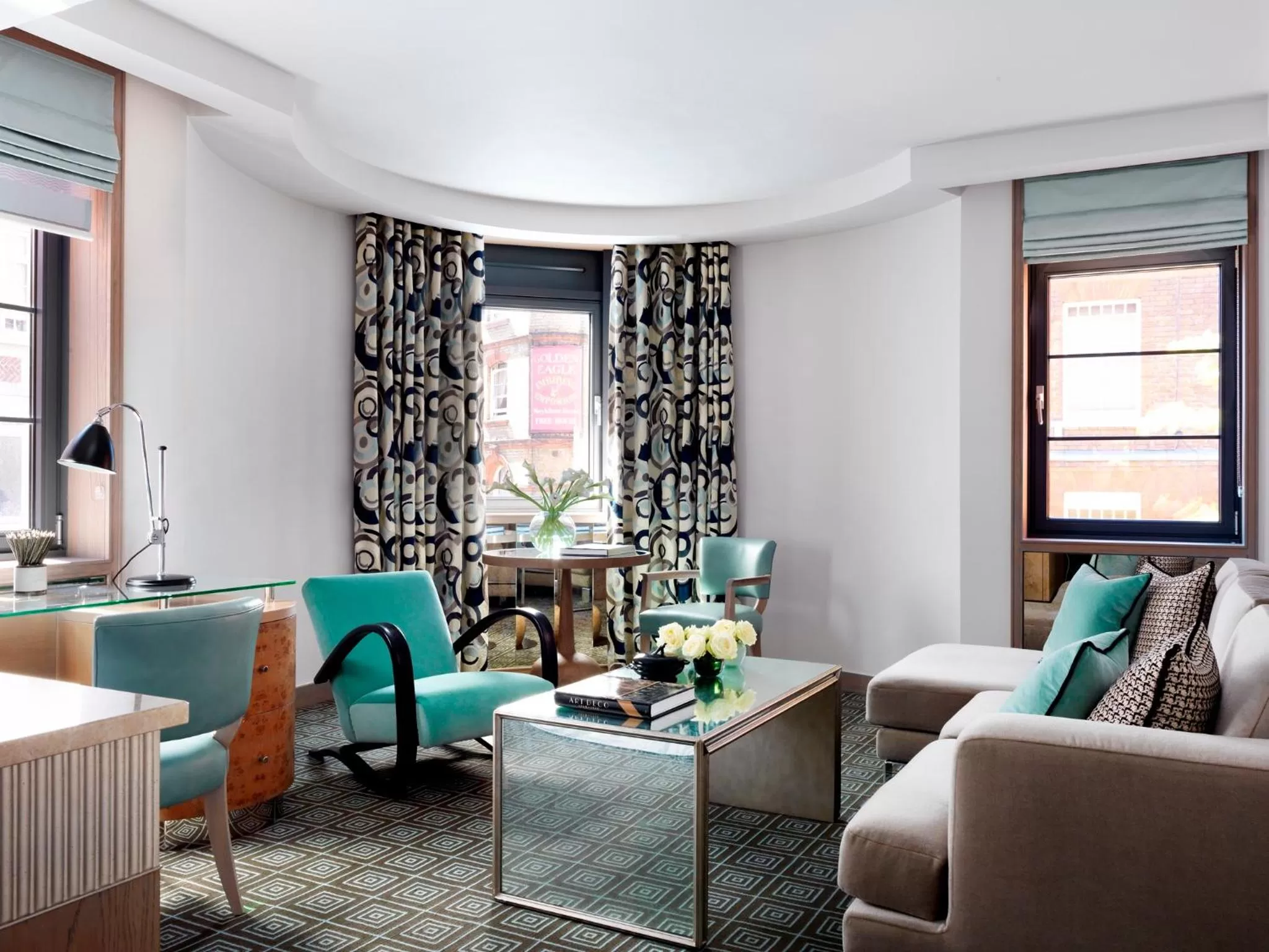 Living room in The Marylebone Hotel