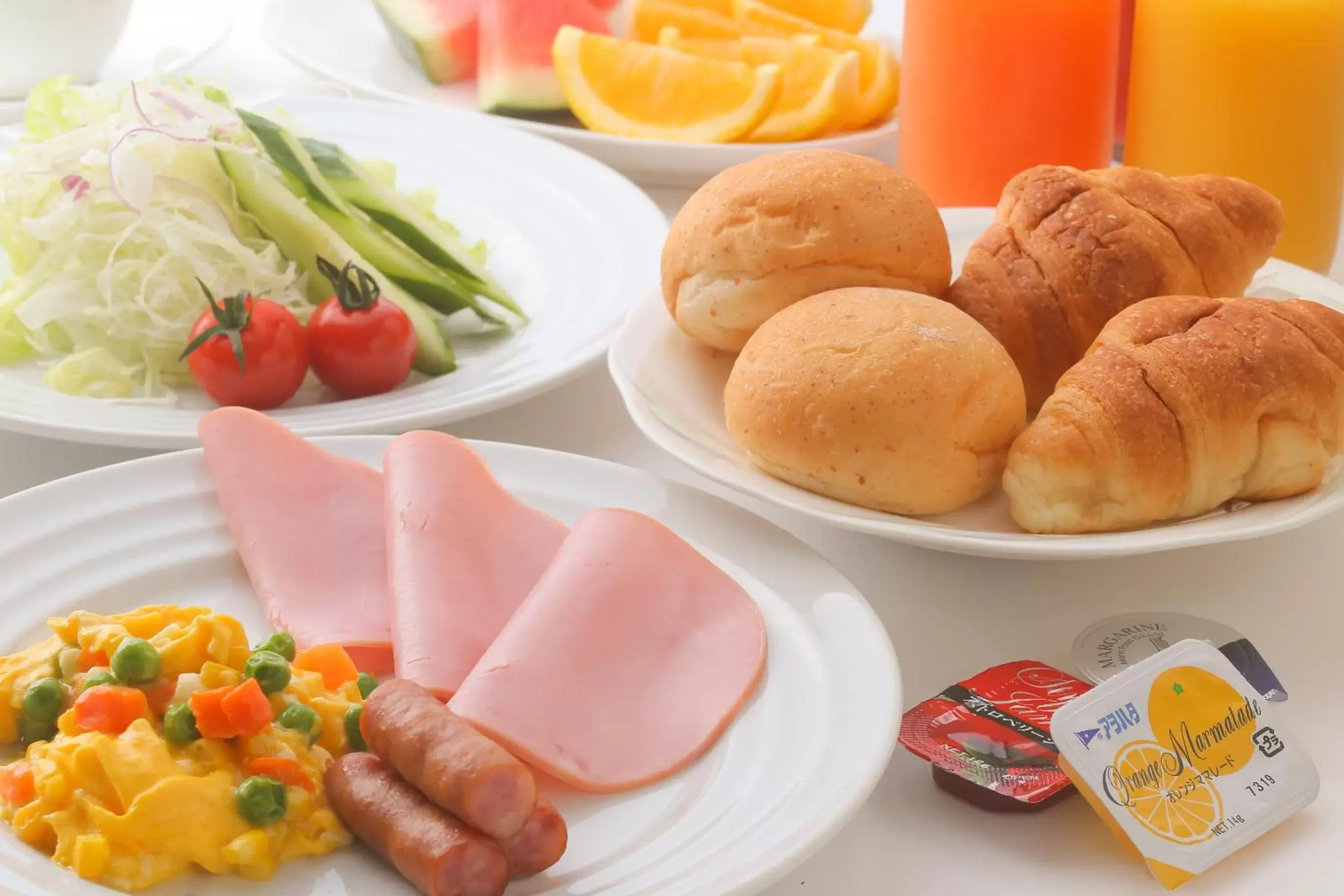 Buffet breakfast, Food in Sasebo Washington Hotel