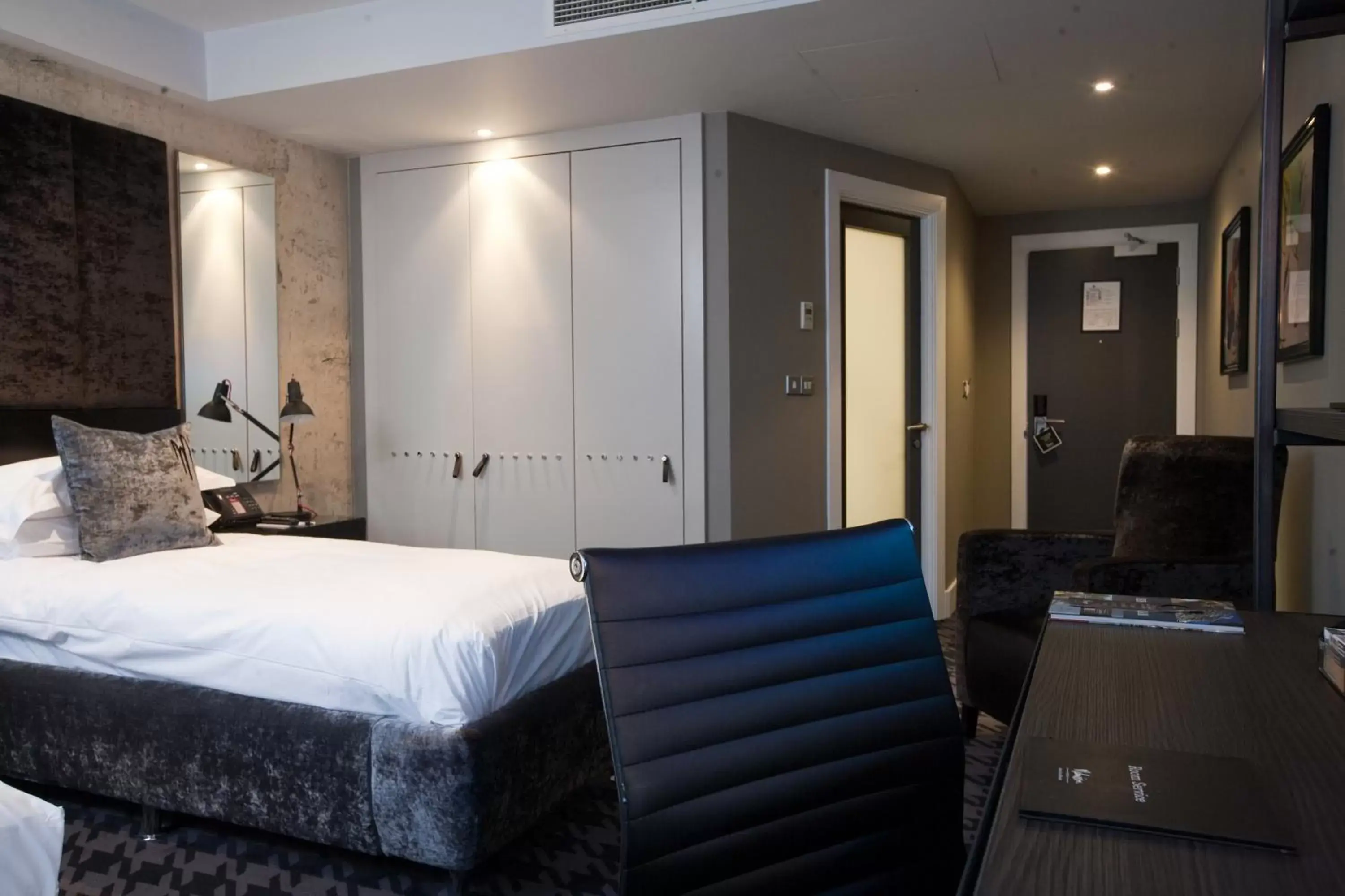 Bedroom, Bed in Malmaison Birmingham