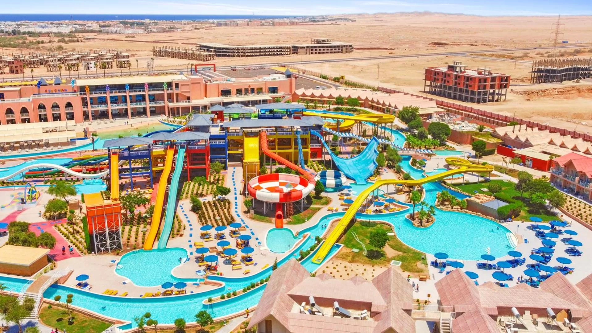Aqua park in Neverland City Hurghada - Pickalbatros