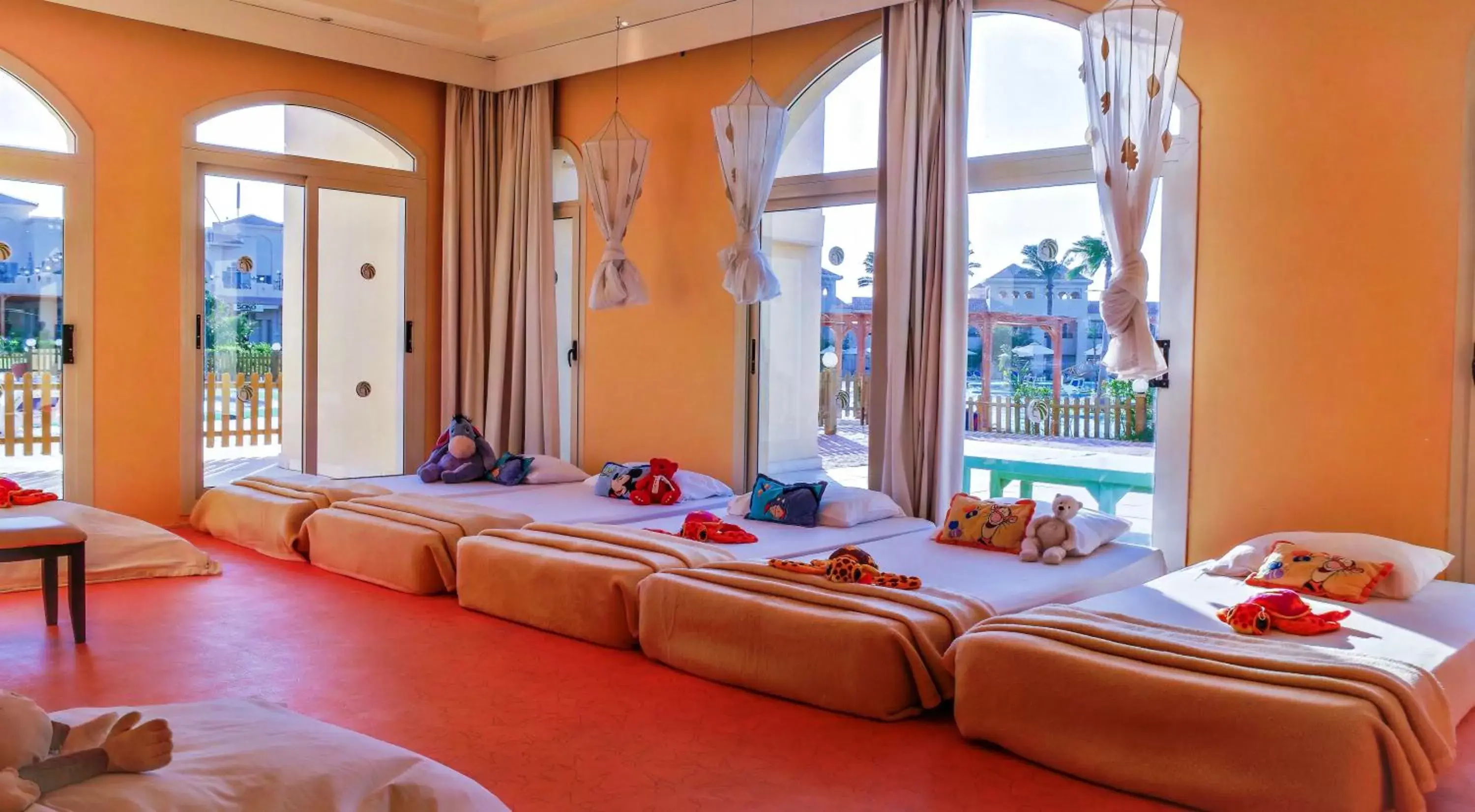 Bed in Cleopatra Luxury Resort Makadi Bay