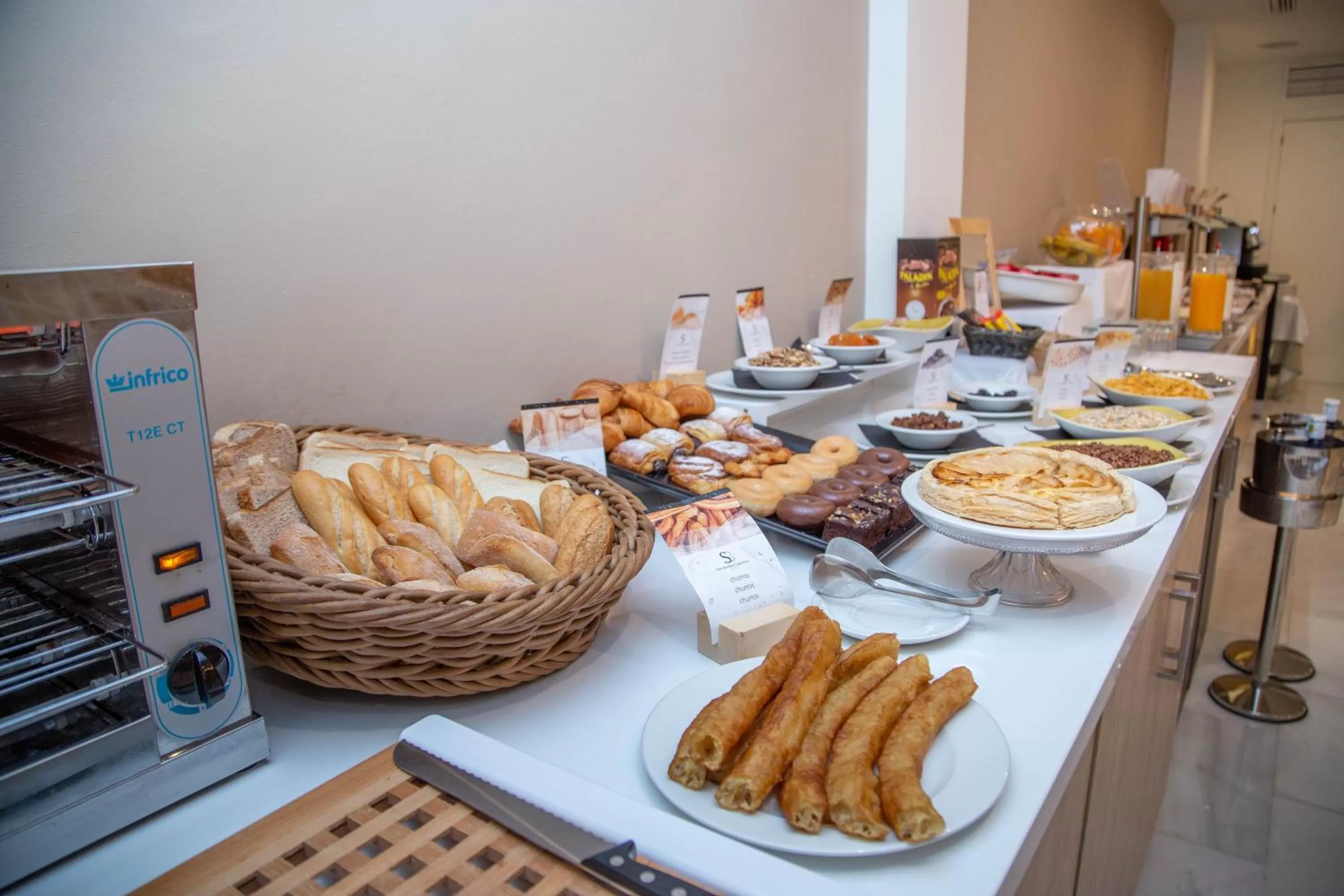 Buffet breakfast in Soho Boutique Capuchinos & Spa