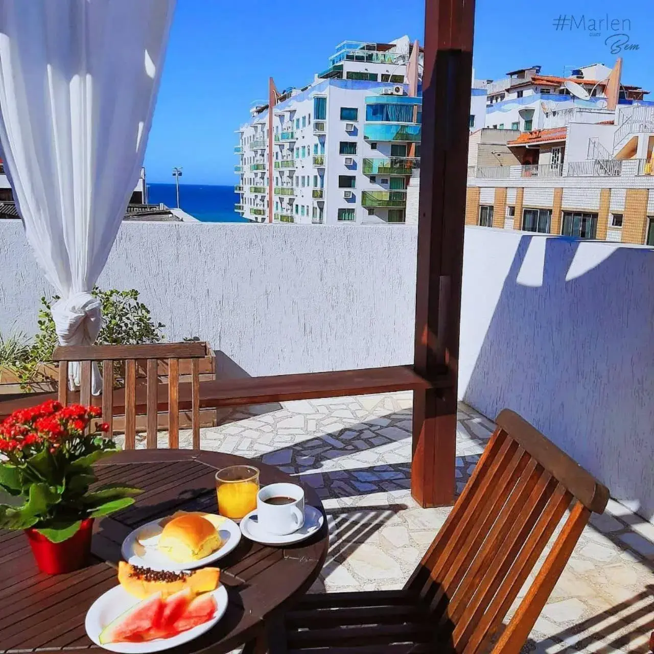 Balcony/Terrace in Hotel Marlen