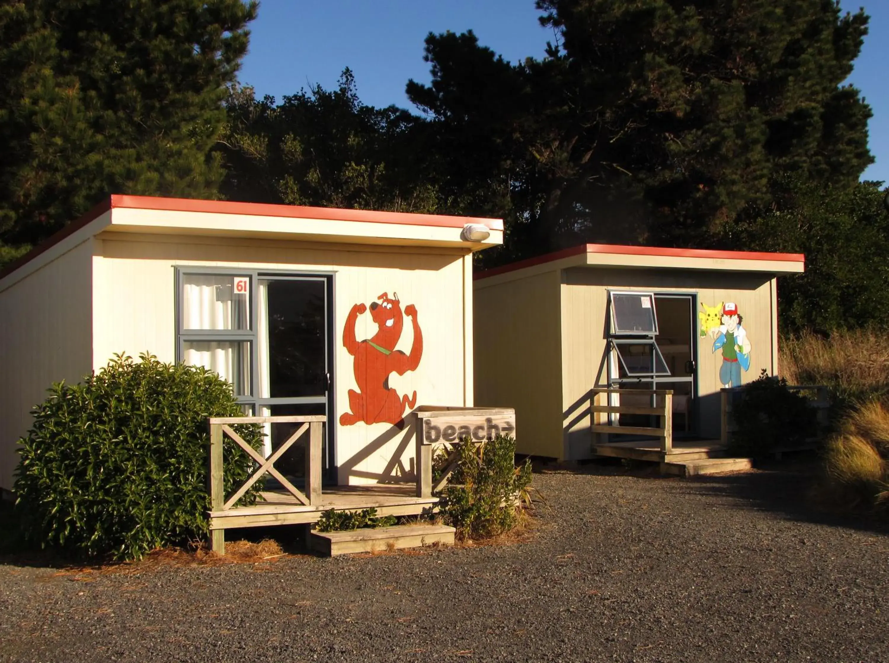 Property building in Dunedin Holiday Park